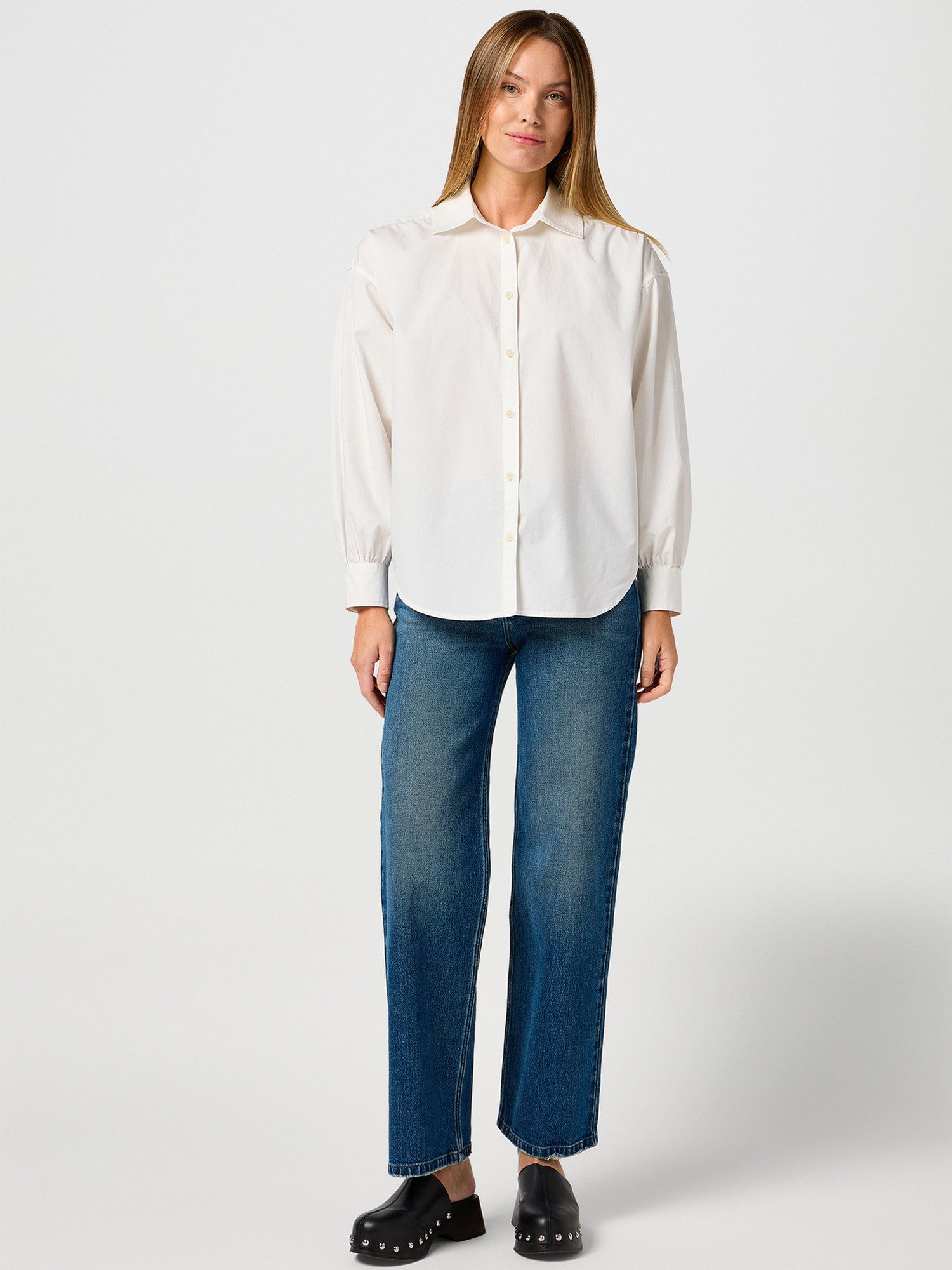 Wrangler Loose-fit-Jeans lockere, gerade Beinform - LOOSE STRAIGHT MUSE