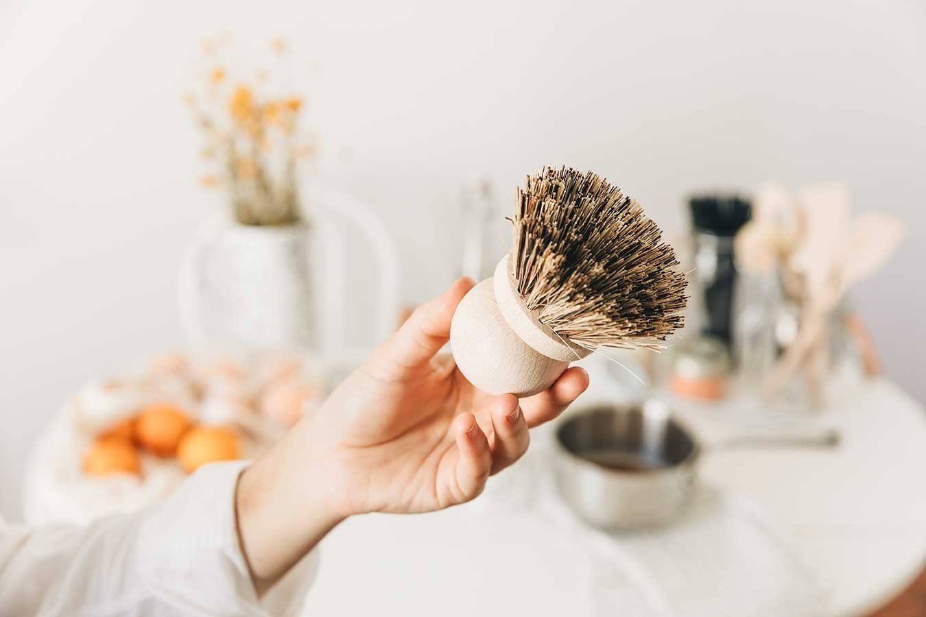 Andrée Jardin Reinigungsbürste Topfbürste Natural Collection rund