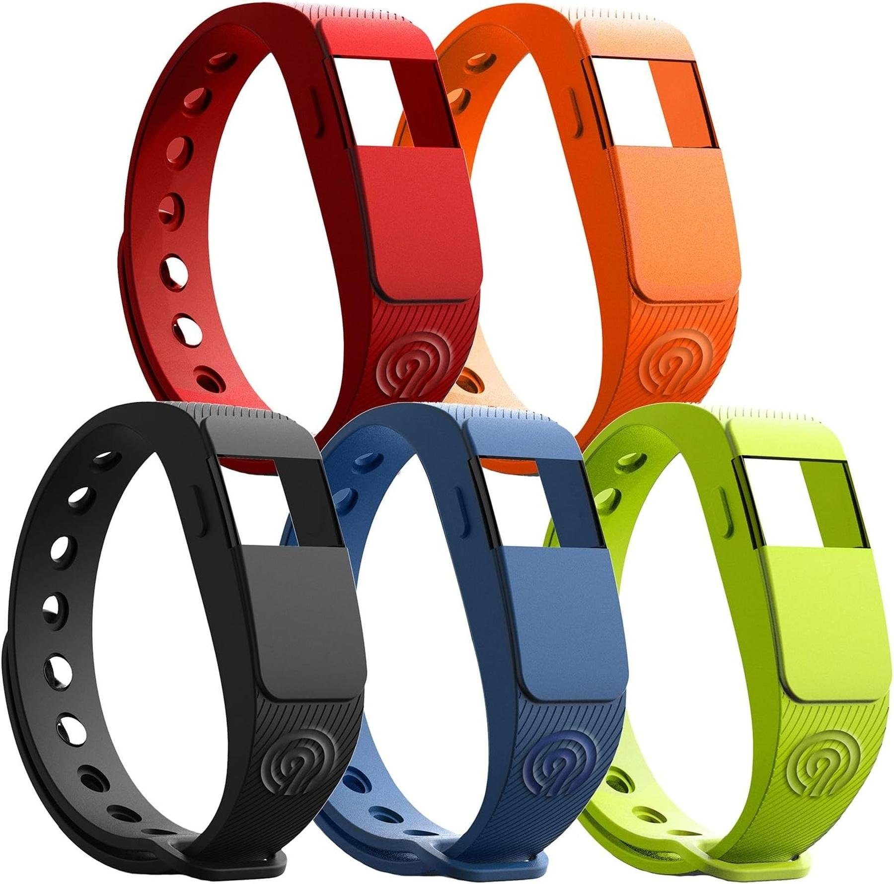 Smartfit für F2/F2HR NINETEC NINETEC Blau Ersatz-Armband Smartwatch-Hülle