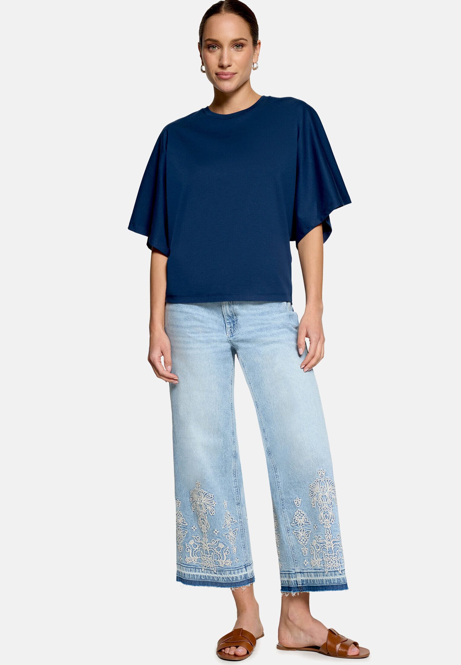 Zero Kurzarmshirt Damen kurzarm (1-tlg) Material