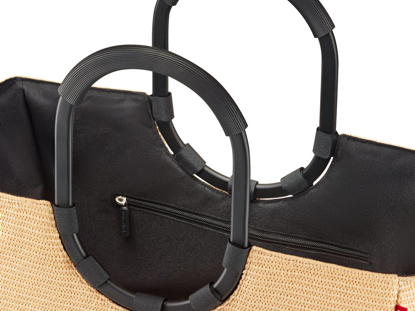 REISENTHEL® Einkaufsshopper loopshopper L frame raffia black günstig online kaufen