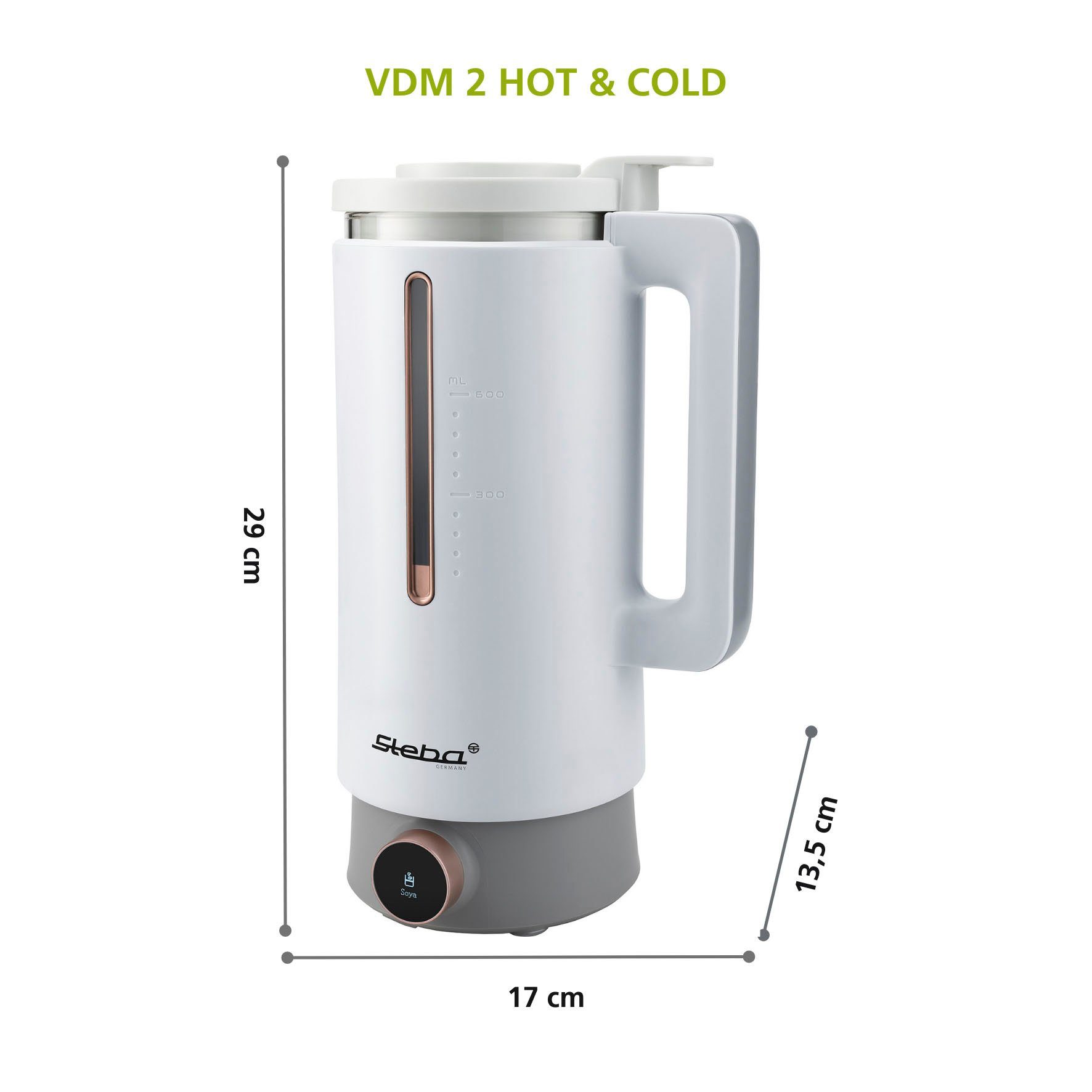 2 Drink Standmixer Maker, 550 W VDM Steba Vegan