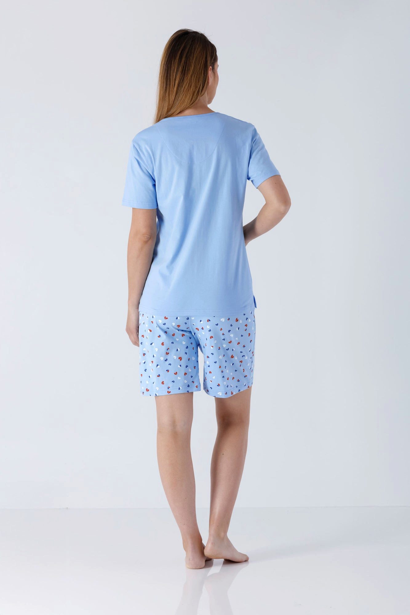 Hajo Schlafanzug Damen Schlafanzug Shorty Premium Cotton günstig online kaufen