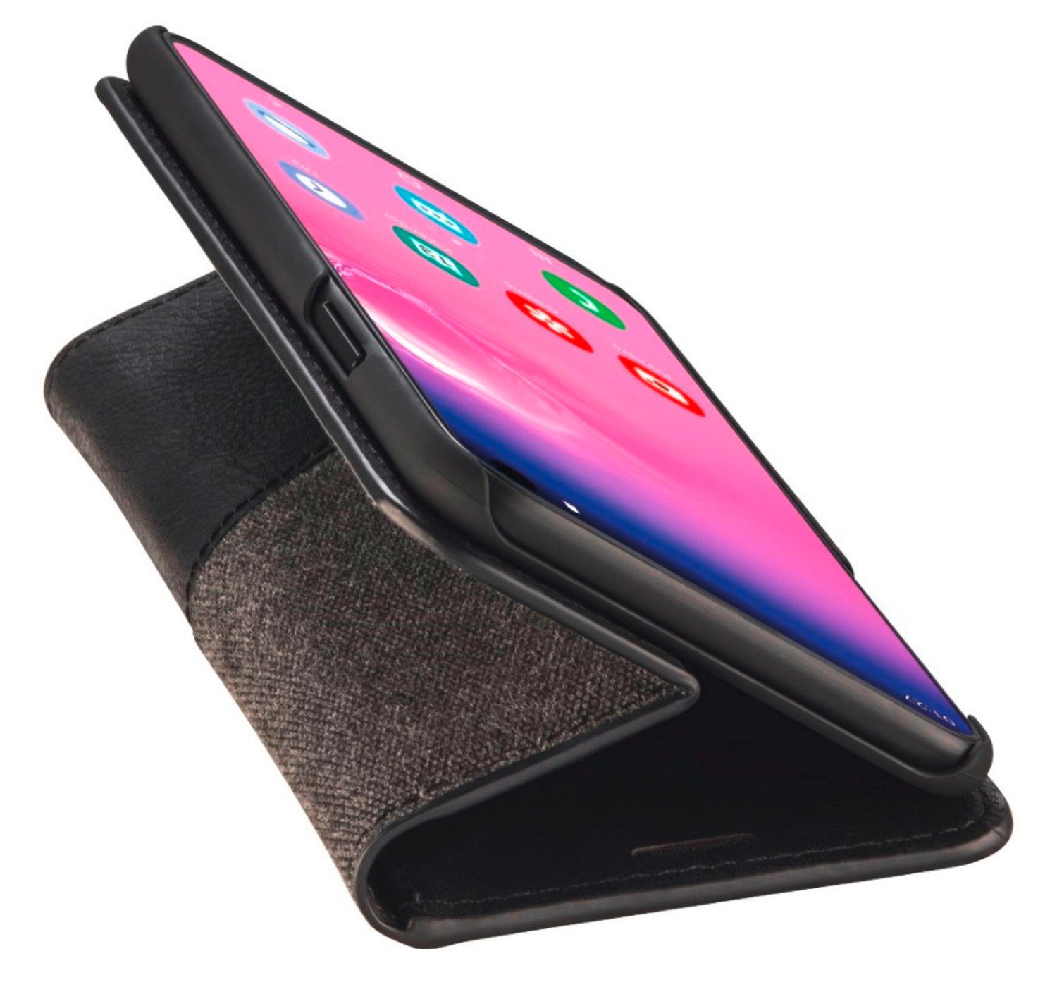 Hama Handyhülle Booklet Klapp-Tasche Hülle Case Smart-Cover, 360° Schutz Magnet-Verschluss Stand-Funktion für Samsung Galaxy S10e – Bild 4 von 5