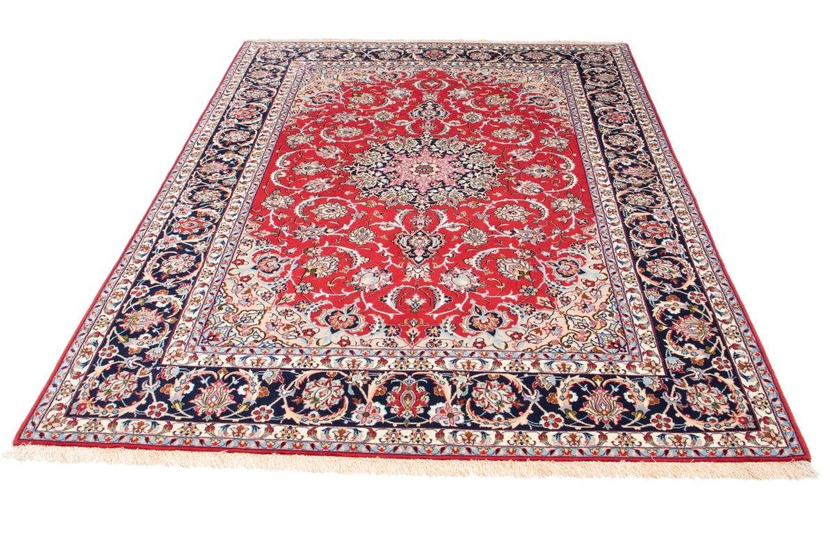 Orientteppich Isfahan Trading, Handgeknüpfter Orientteppich, Nain Höhe: Seidenkette mm 158x232 rechteckig, 6