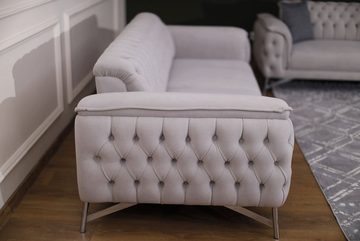 Möbeldreams Sofa Sofa-Set Alena 3-3-1 / Modernes Designer-Sofa, Schlaffunktion