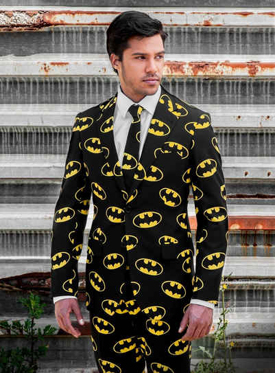 Opposuits Kostüm Batman, Ausgefallene Anzüge für coole Typen