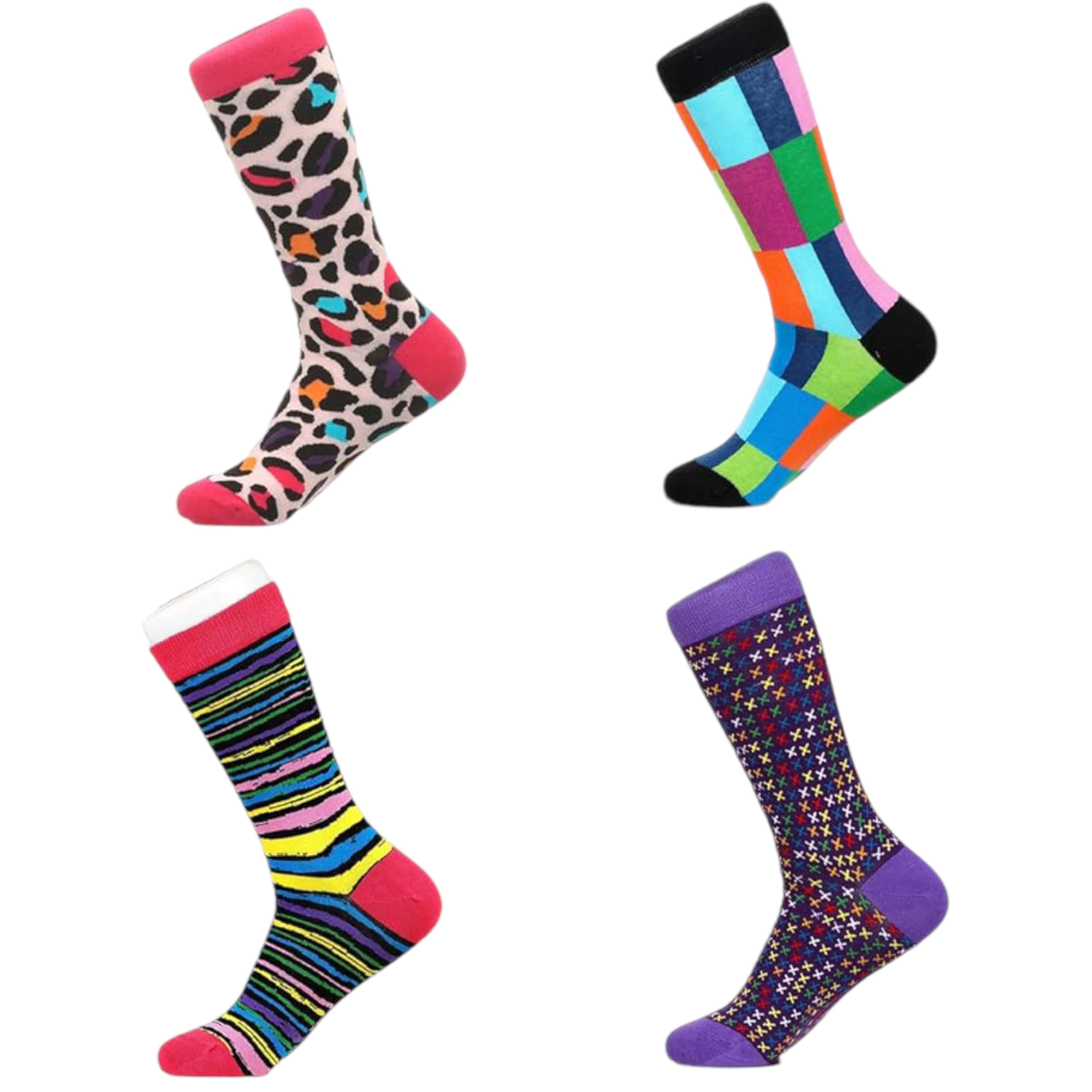 herémood Socken 4er-Pack Schicke Bunte Baumwolle günstig online kaufen