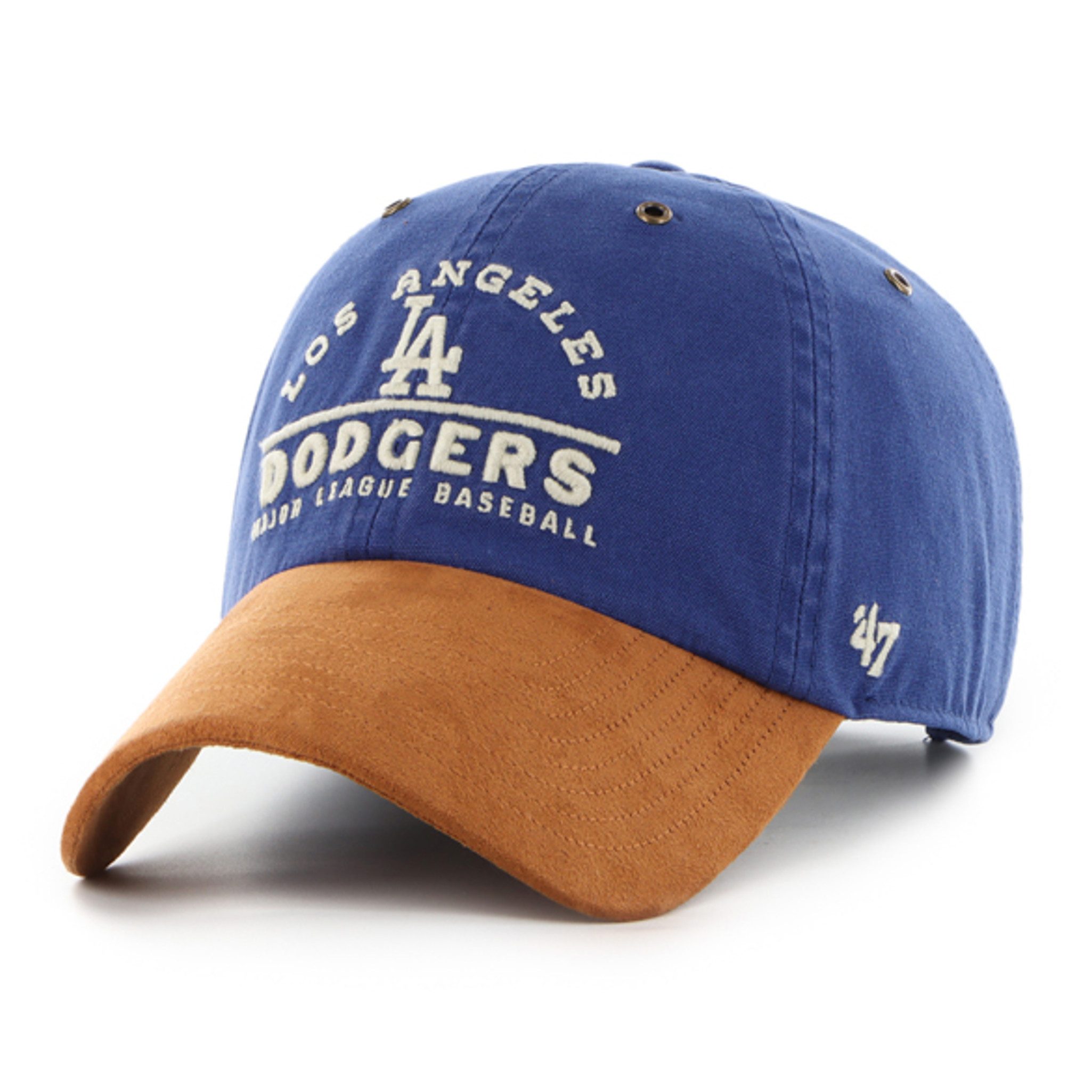Baseball Cap '47 Brand MLB Cap Los Angeles Dodgers WINDHAM SUEDE '47 Clean Up Blue