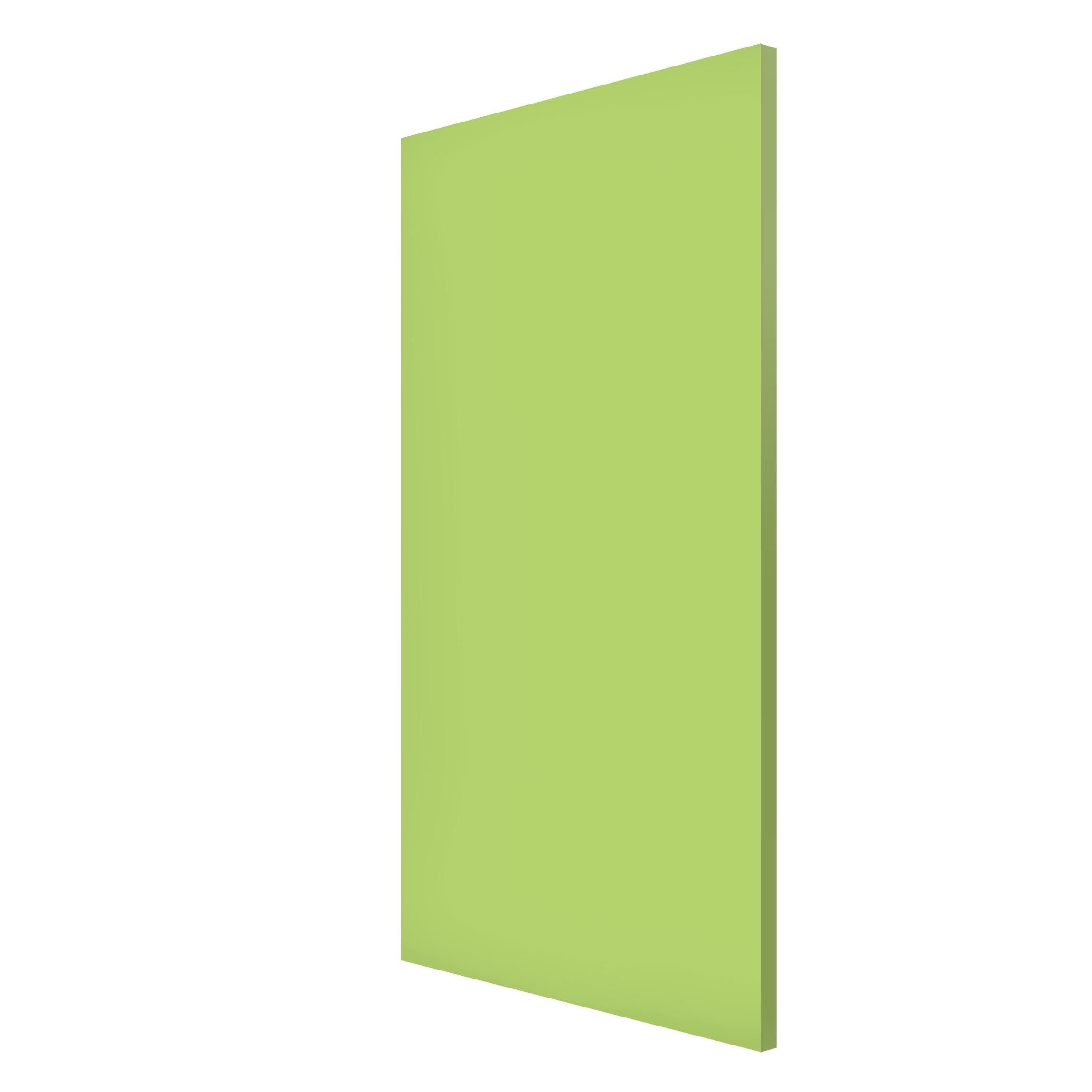 Bilderdepot24 Magnettafel Küche grün Colour Spring Green, (1-tlg., Magnetboard Pinnwand für die Wand - metallische Tafel für Magnete), Magnetwand groß mit Motiv Büro Memoboard magnetisch Hochformat