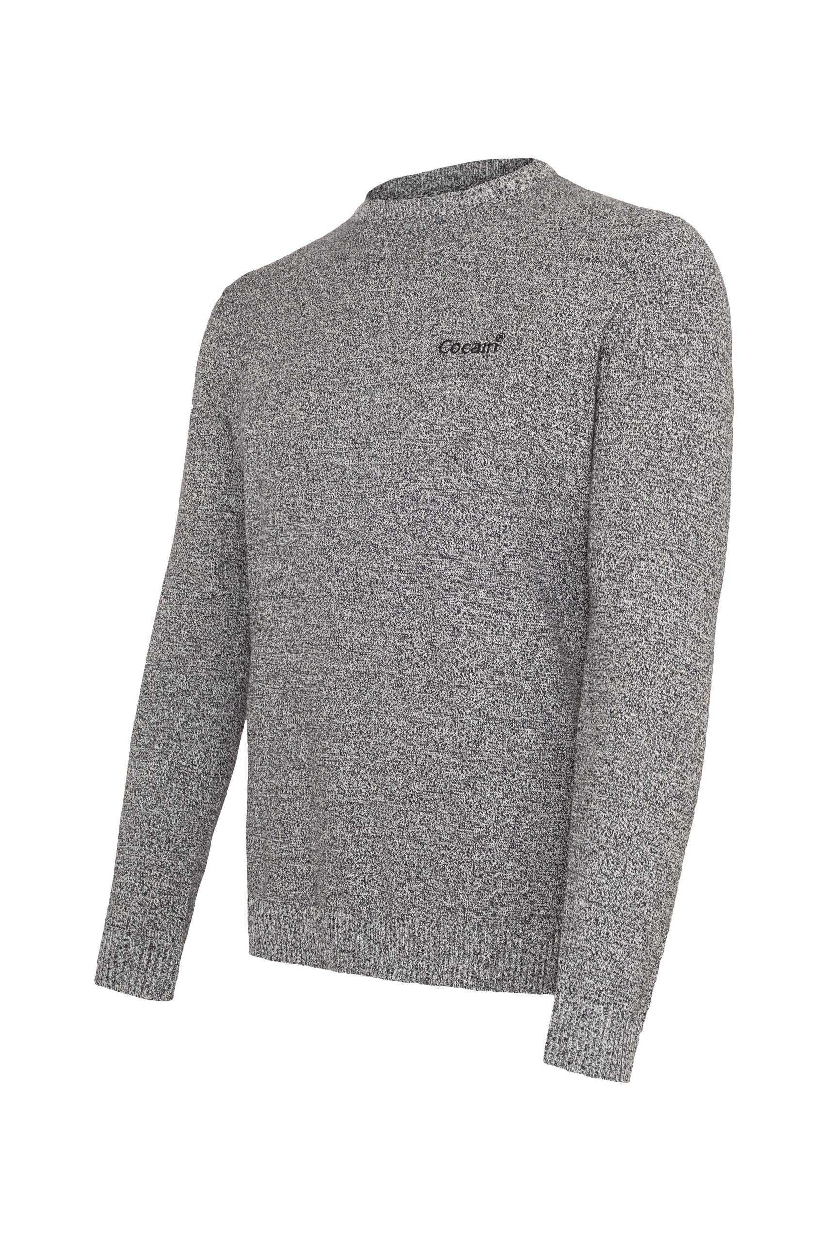 Cocain underwear Strickpullover Herren 100% Baumwolle Rundhals dünnes Feins günstig online kaufen