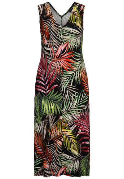 Doris Streich Jerseykleid Maxikleid exotischer Dschungel mit modernem Design