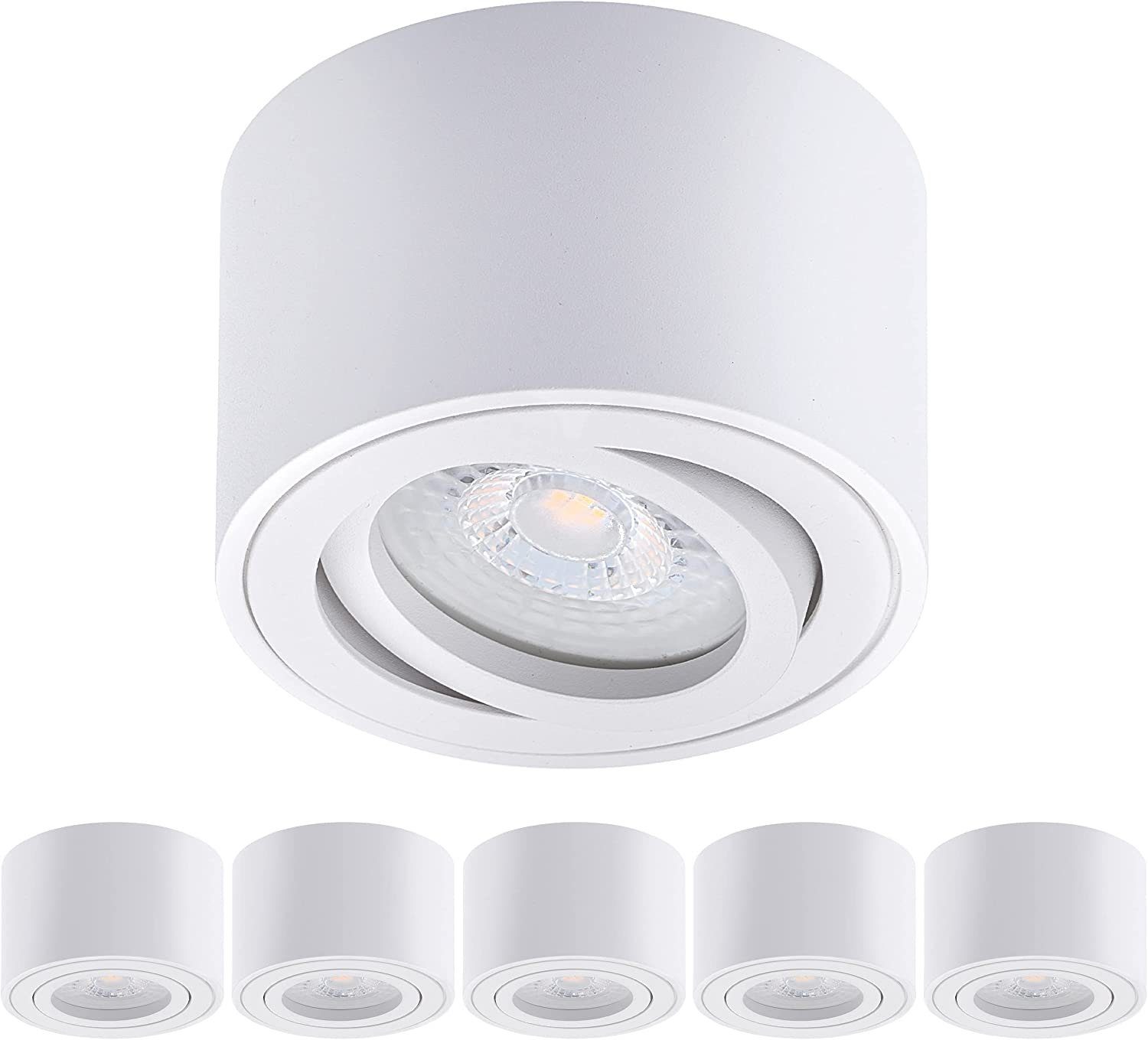 Oktaplex lighting LED Deckenstrahler 6er Set günstig online kaufen