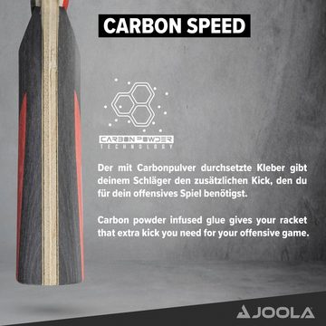 Joola Tischtennisschläger TT-Set Duo Carbon (Set, mit Schlägerhülle, mit Bällen)