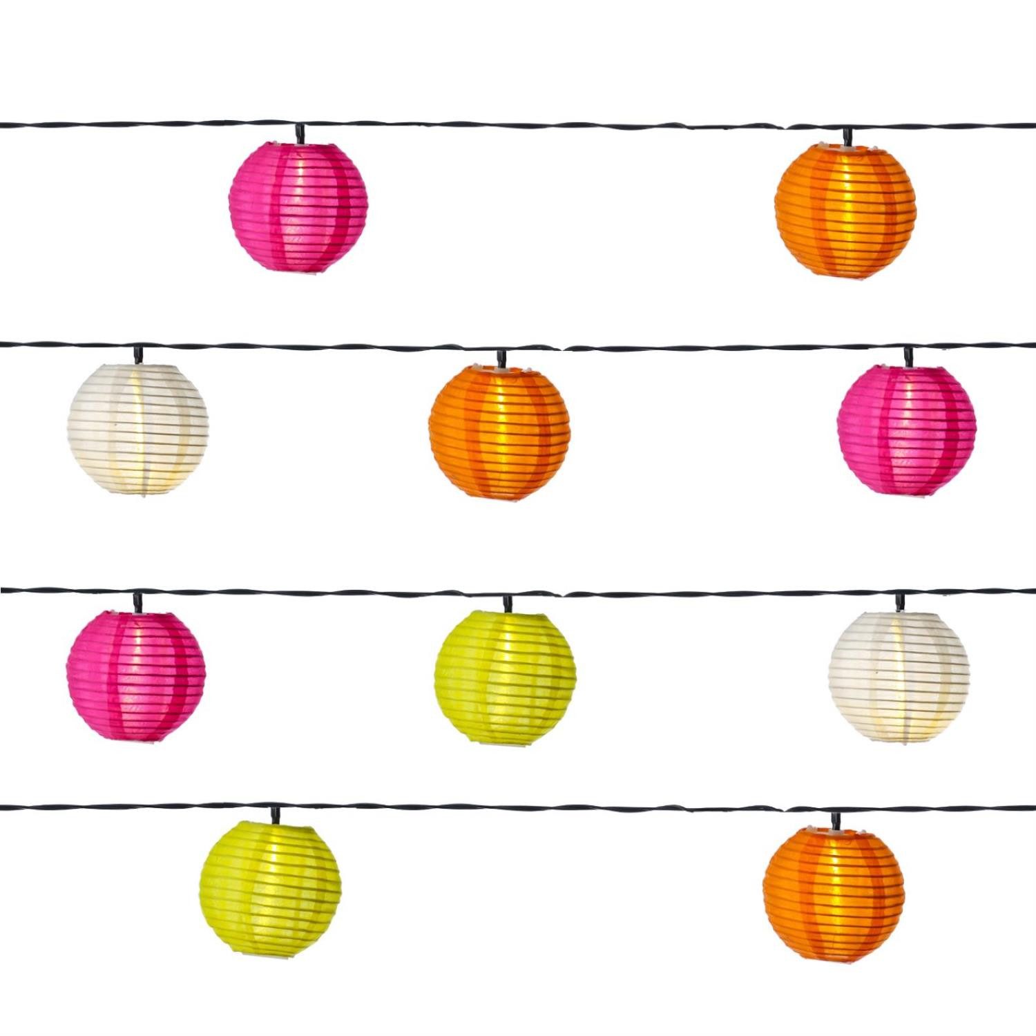 MARELIDA LED-Lichterkette Solar Lampionkette 10 bunte günstig online kaufen
