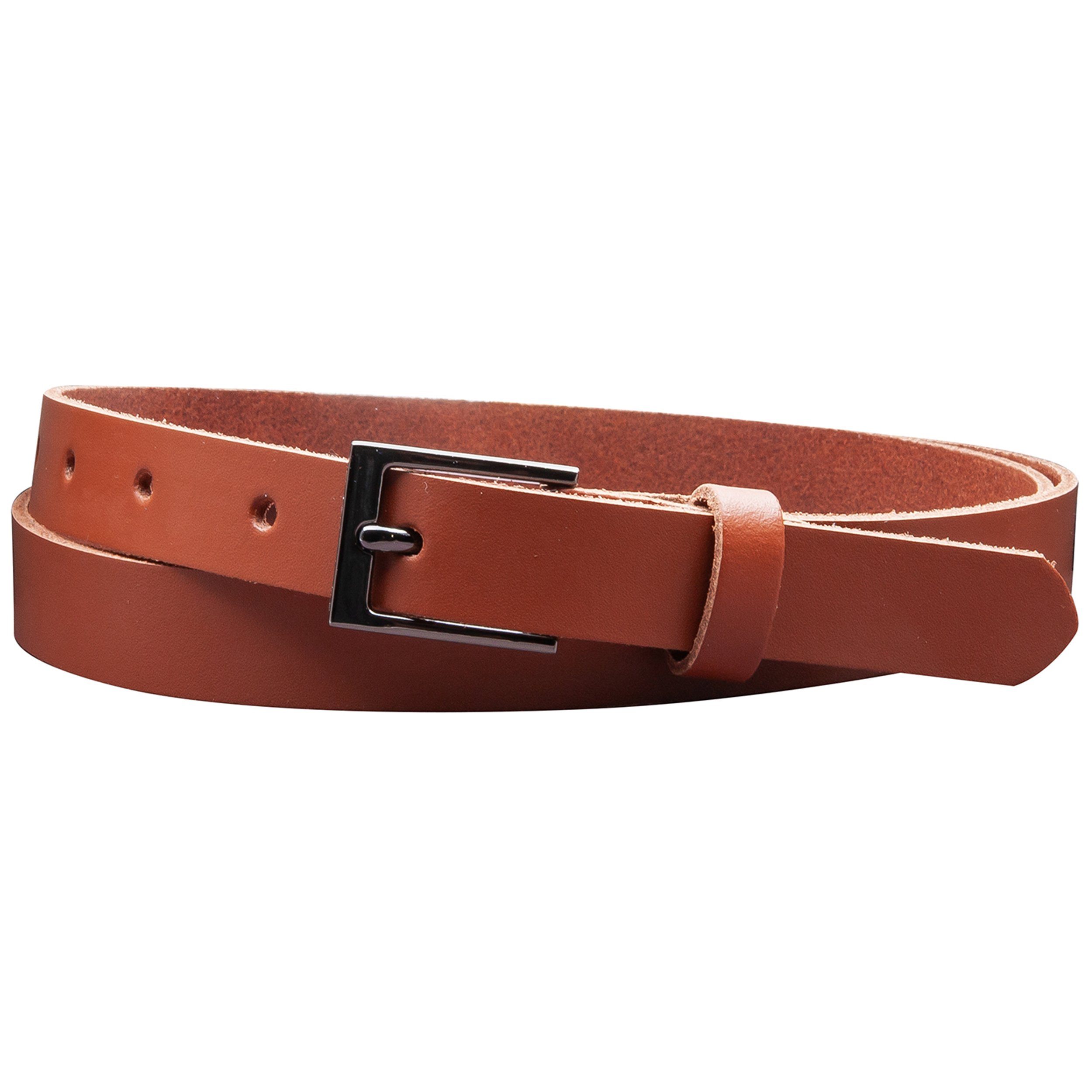 COLOGNEBELT Ledergürtel A7-SL echtes Leder, schmal, Damengürtel