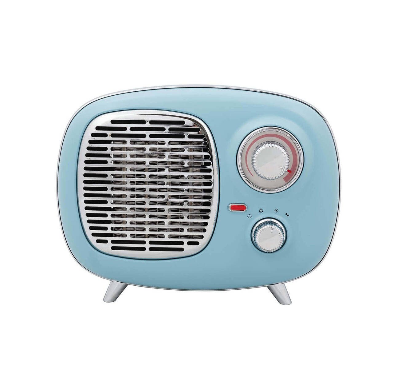 EUROM Тепловентиляторы B-4 PTC Heater, 1500 W, Retro,Radio,Thermostat,2 Heizstufen,Kippschutz