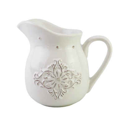 Neuetischkultur Milchkanne Milchkännchen Keramik weiß Bessie, 0.35 l