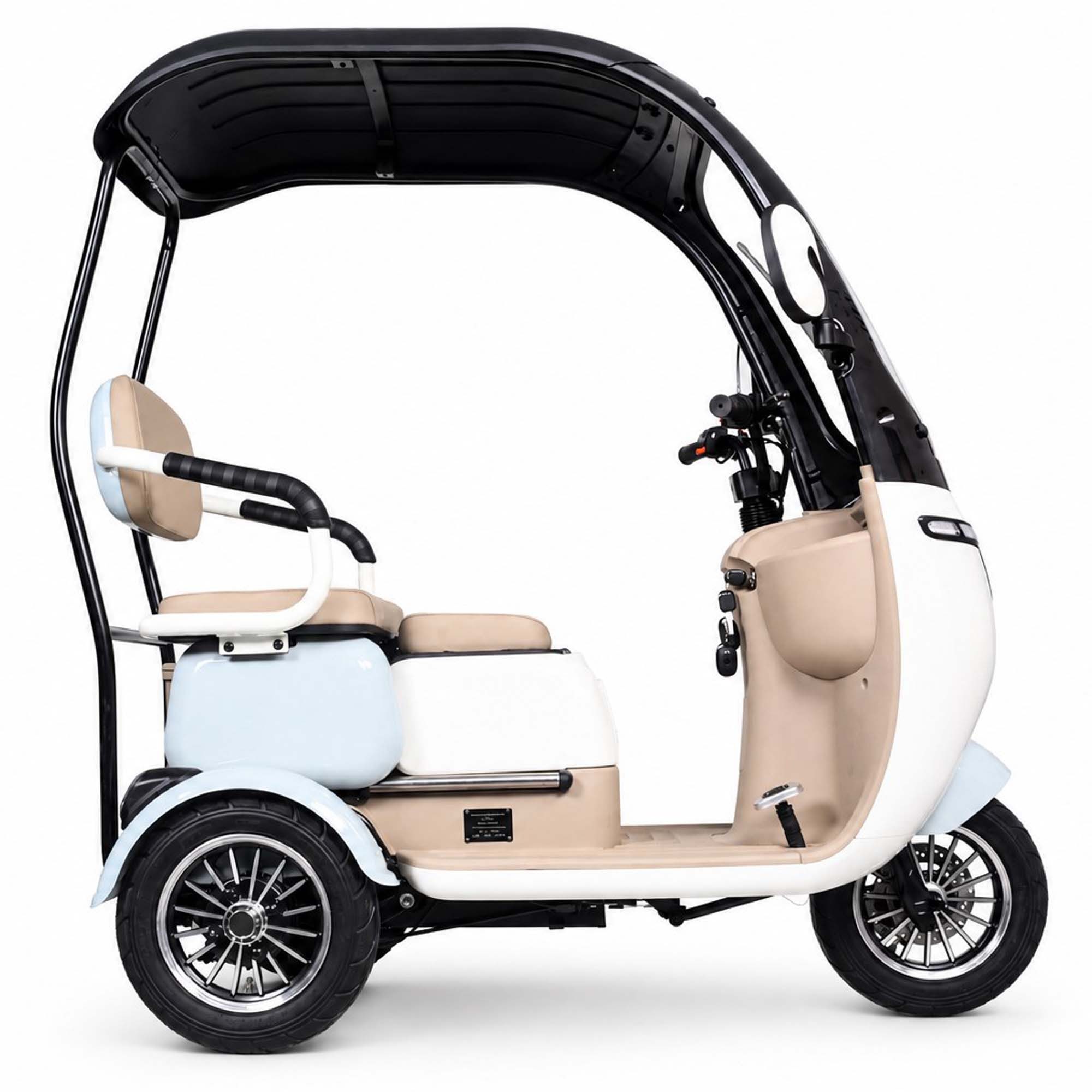 Urban Hopper E-Motorroller Urban Hopper Shine 3-Rad Elektrofahrzeug 25 km/h L2e-P, 1000 W, 25 km/h, Dach, Heckkoffer, bis 70 km Reichweite, 1000 W Brushless Motor