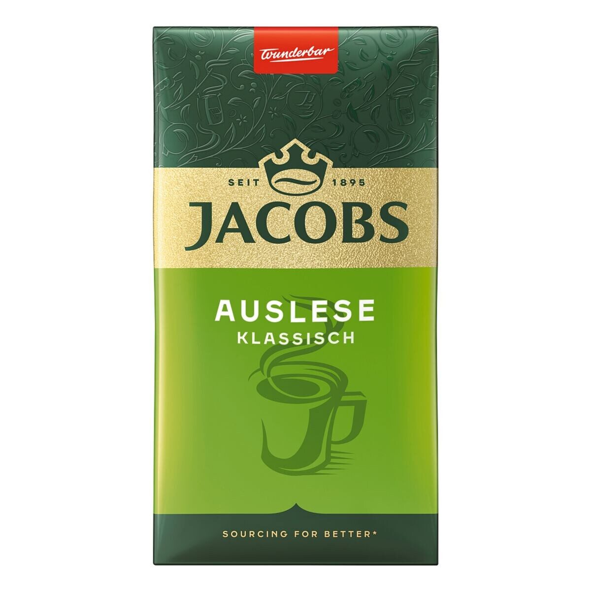 JACOBS Kaffee AUSLESE KLASSISCH, 500 g, gemahlener Filterkaffee