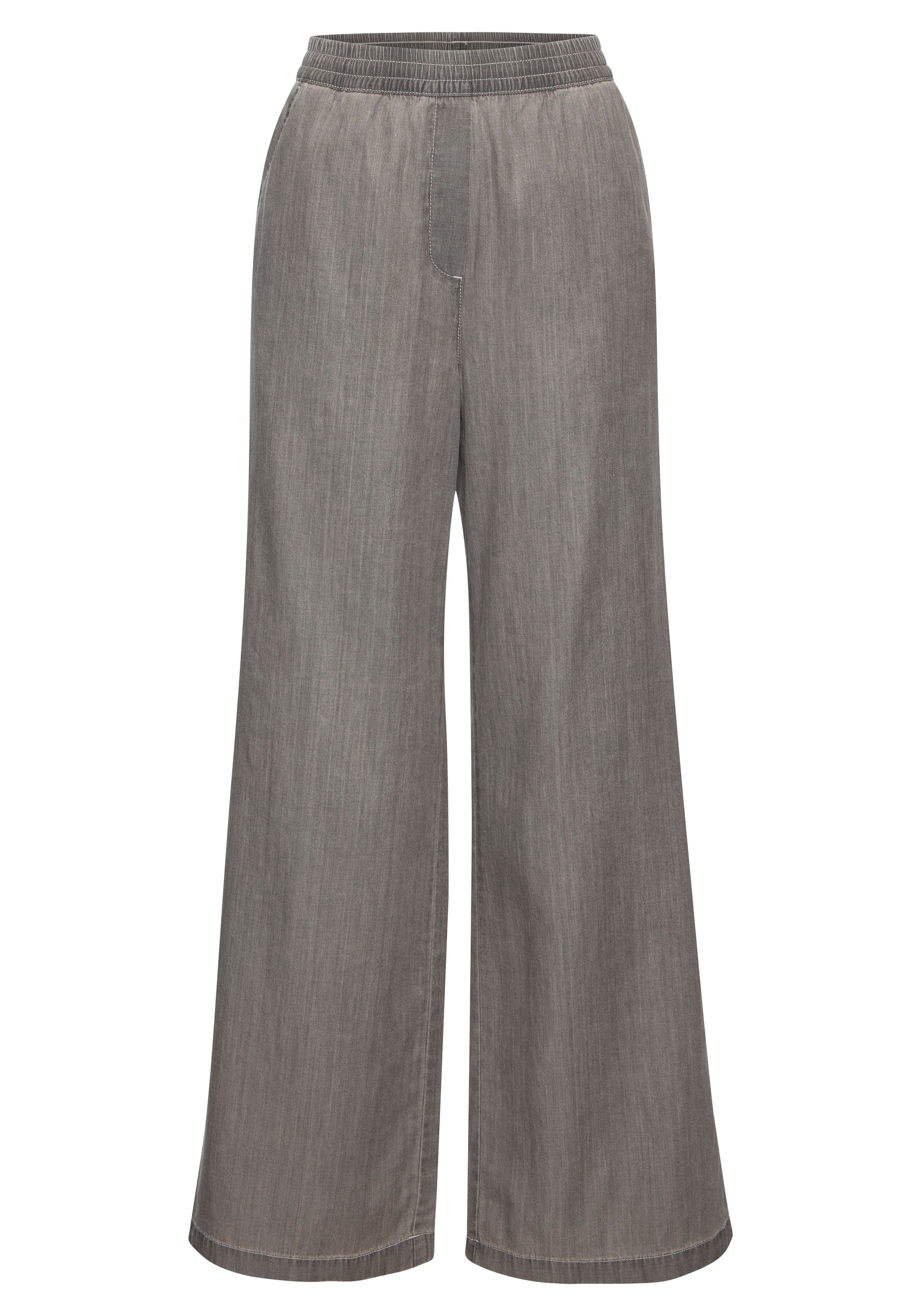 H.I.S Schlupfhose weites Bein, in Denim Optik