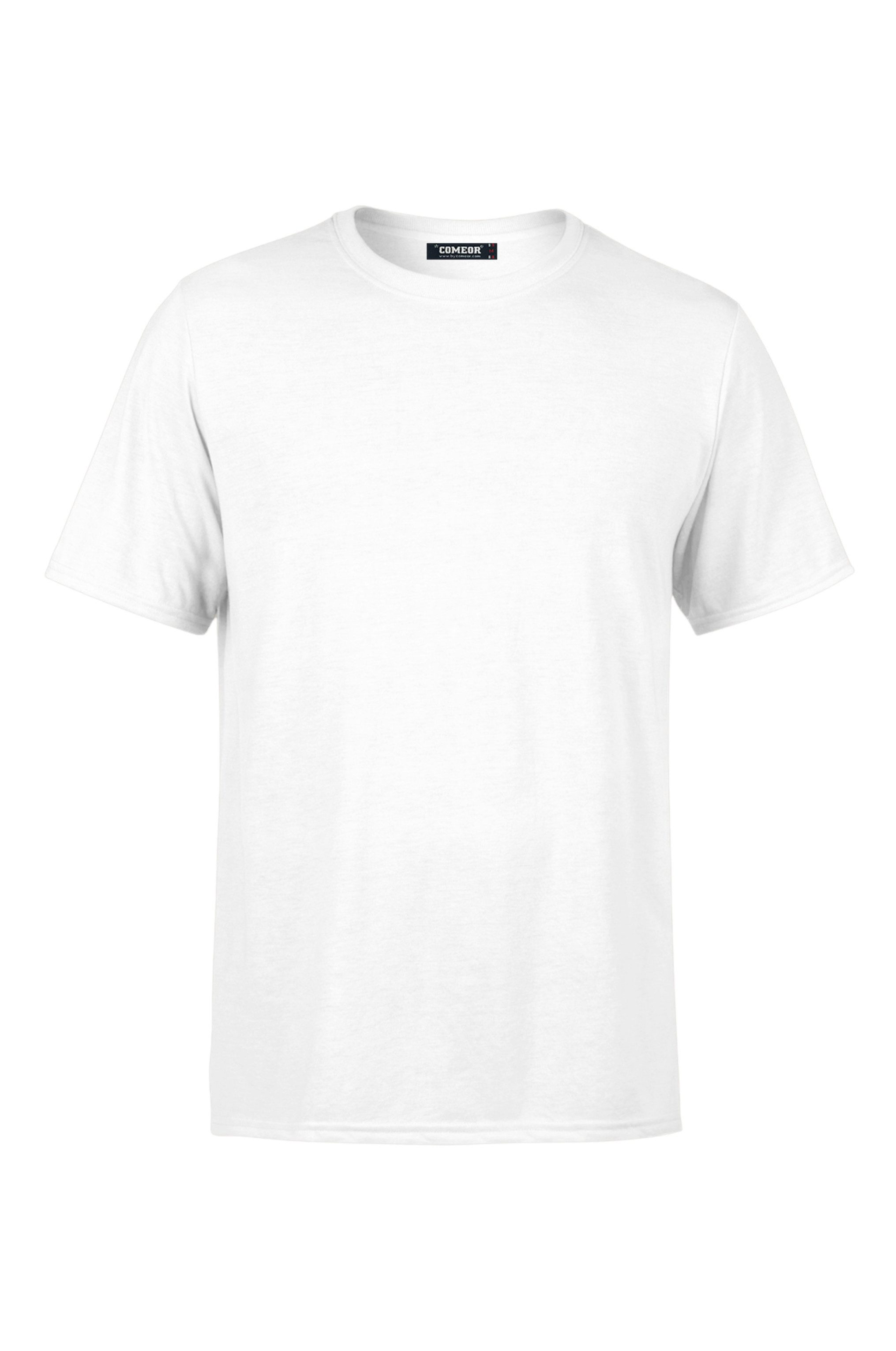 COMEOR T-Shirt Herren Basic T-Shirts Baumwolle (Packung, 1-tlg) mit gerader günstig online kaufen