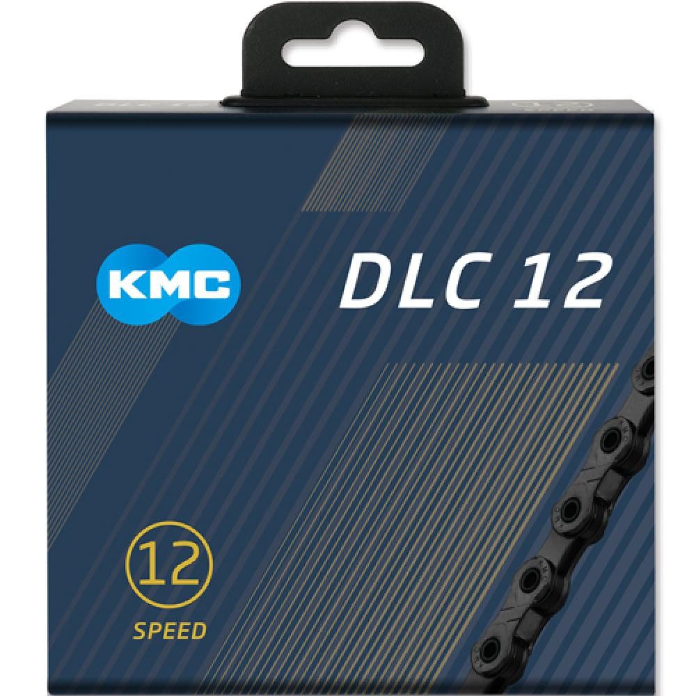 Fahrradkette KMC Kette DLC 12 schwarz für 12fach 126Glieder Diamant Beschichtung NI