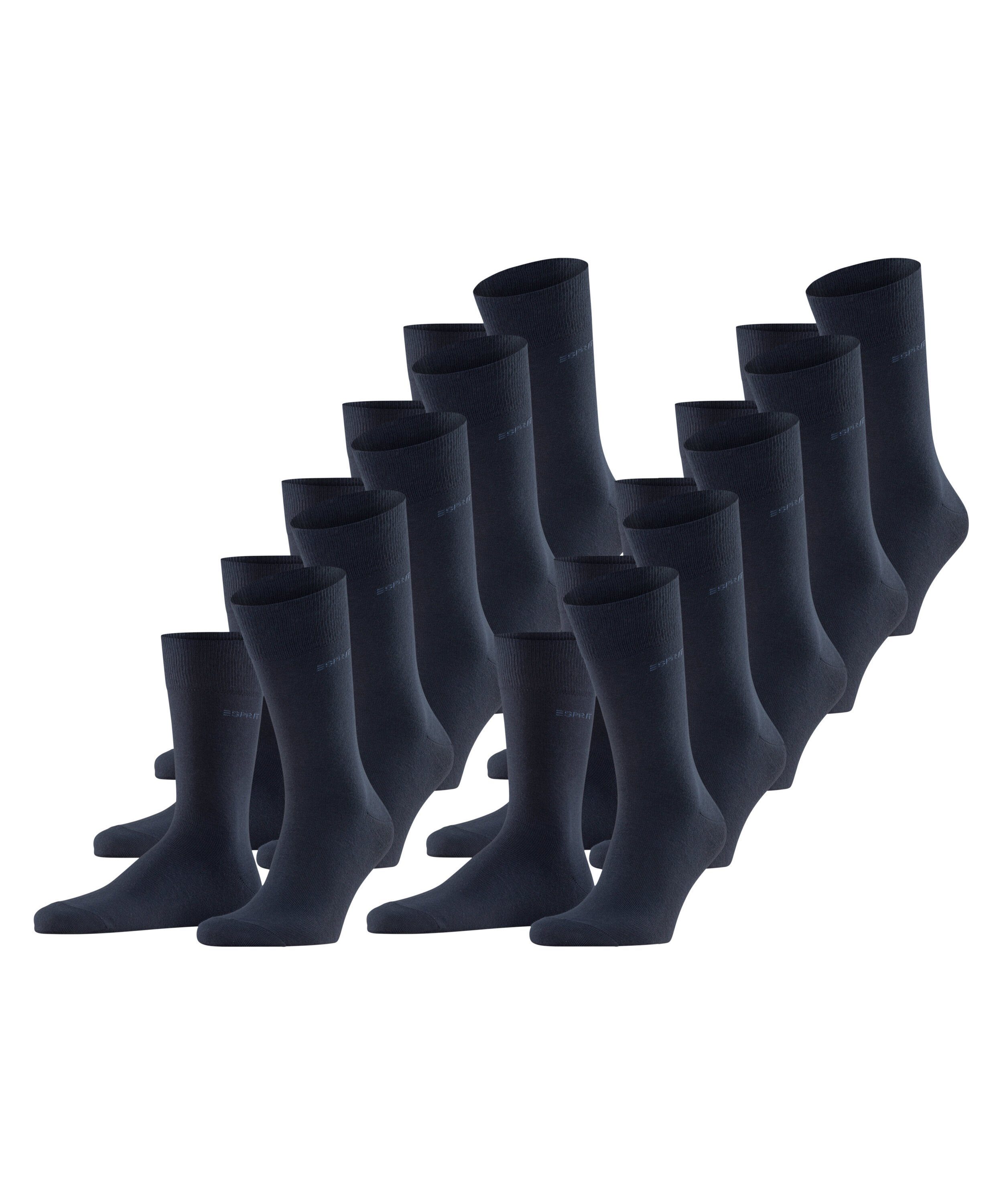 Esprit Socken Uni marine (6120) 10-Pack (10-Paar)