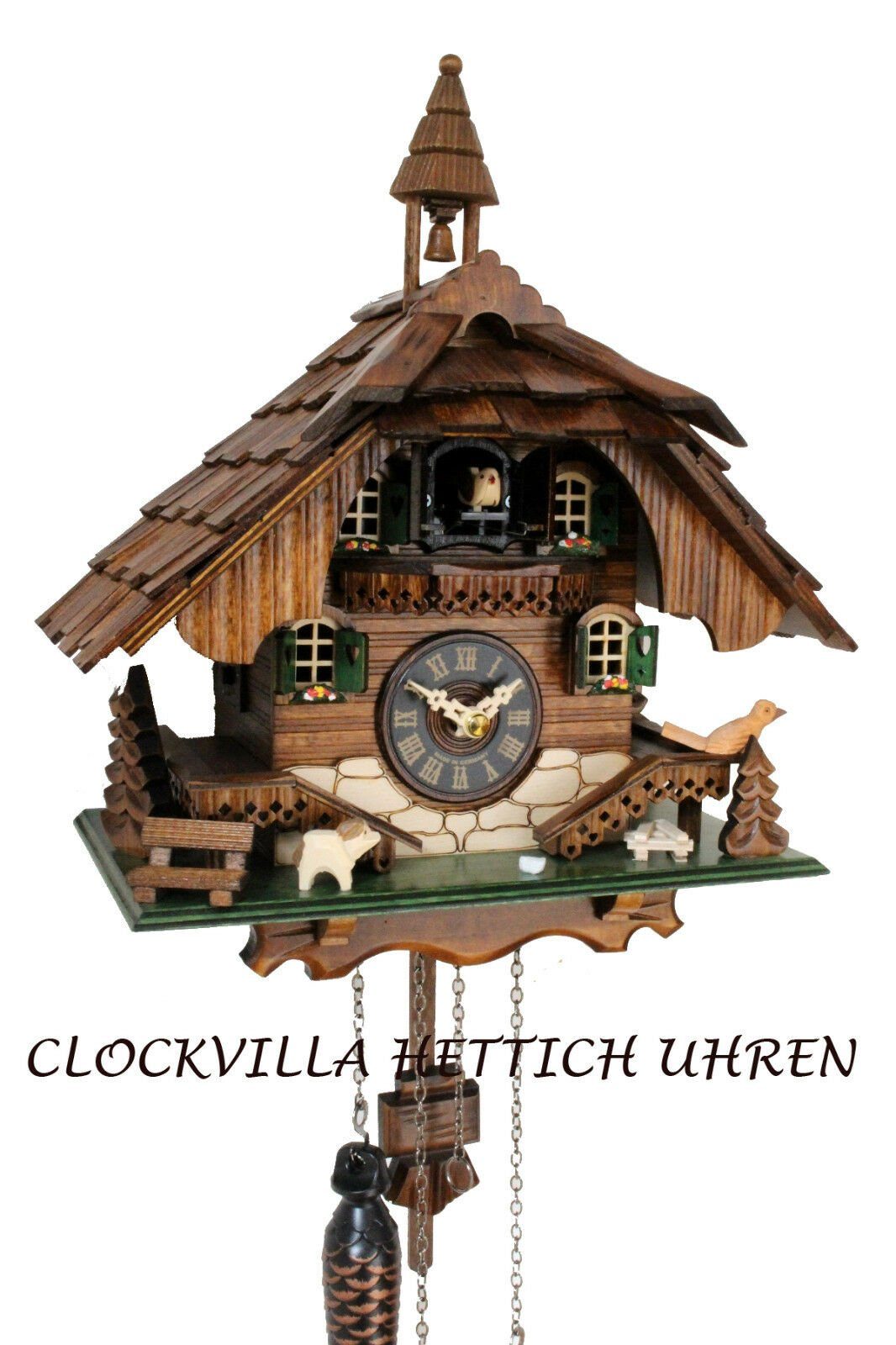Clockvilla Hettich-Uhren Wanduhr Kuckucksuhr im Schwarzwald hergestellt Qua günstig online kaufen