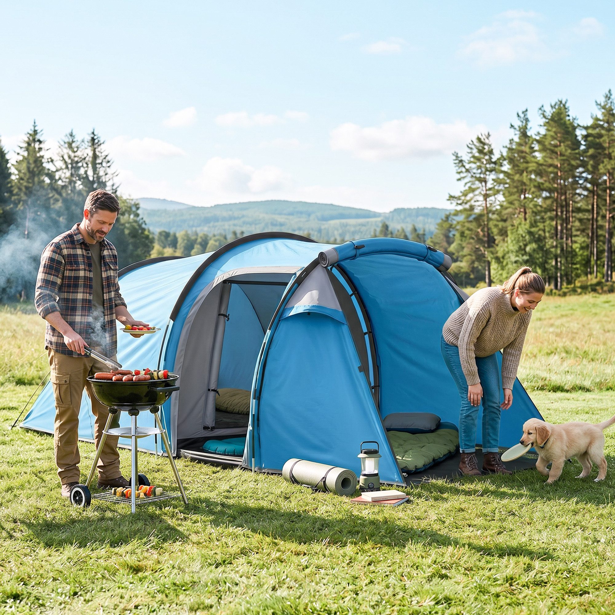 plastik schlafsack TZPAUG 3-4 Jahreszeiten Einstellplätze:Sechs trekkingtent Camp Bohinj | PiNCAMP
