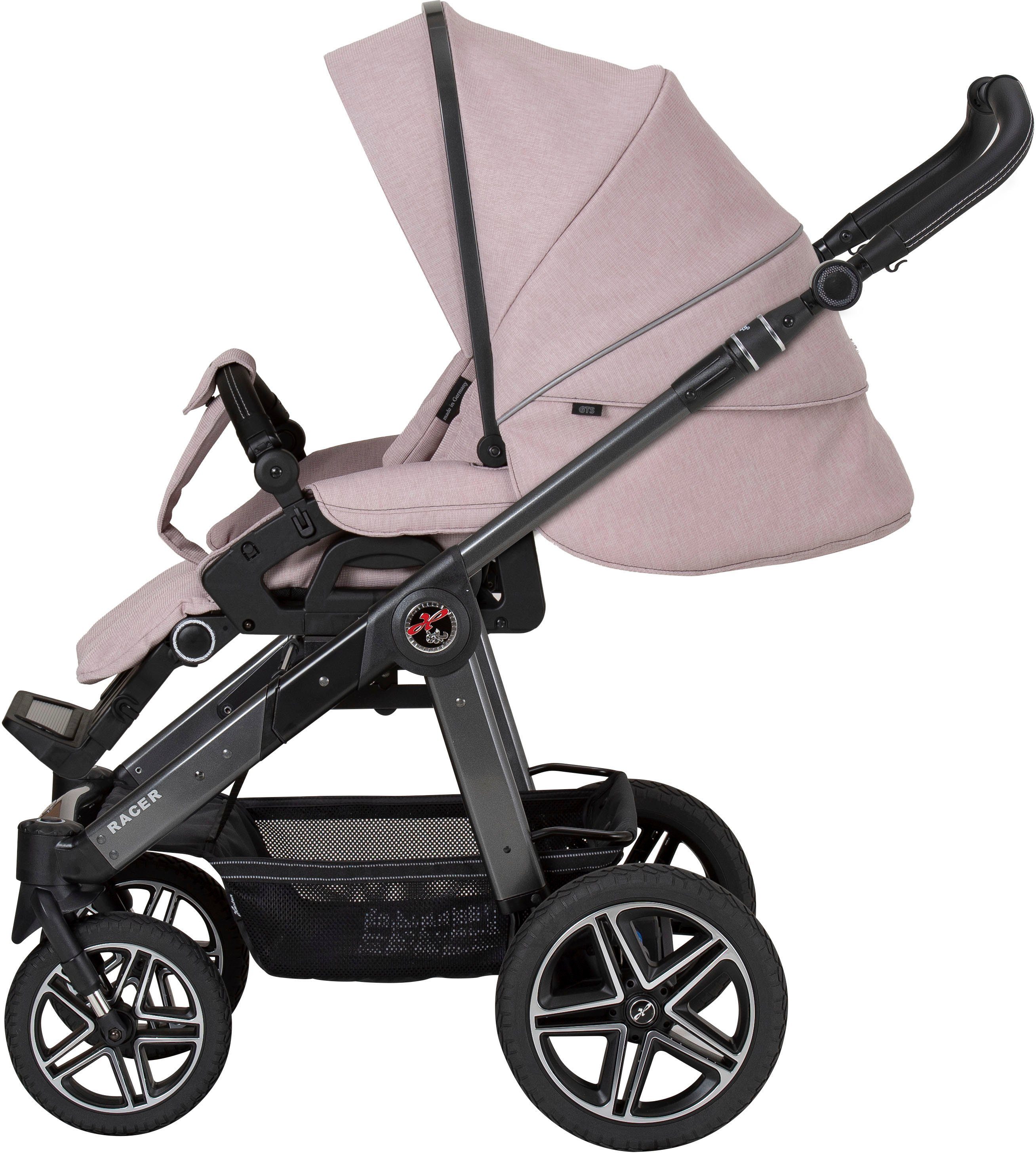 Collection, Kombi-Kinderwagen Falttasche GTS Germany Made Hartan birds Casual Trend; - mit platin in Racer | rosy