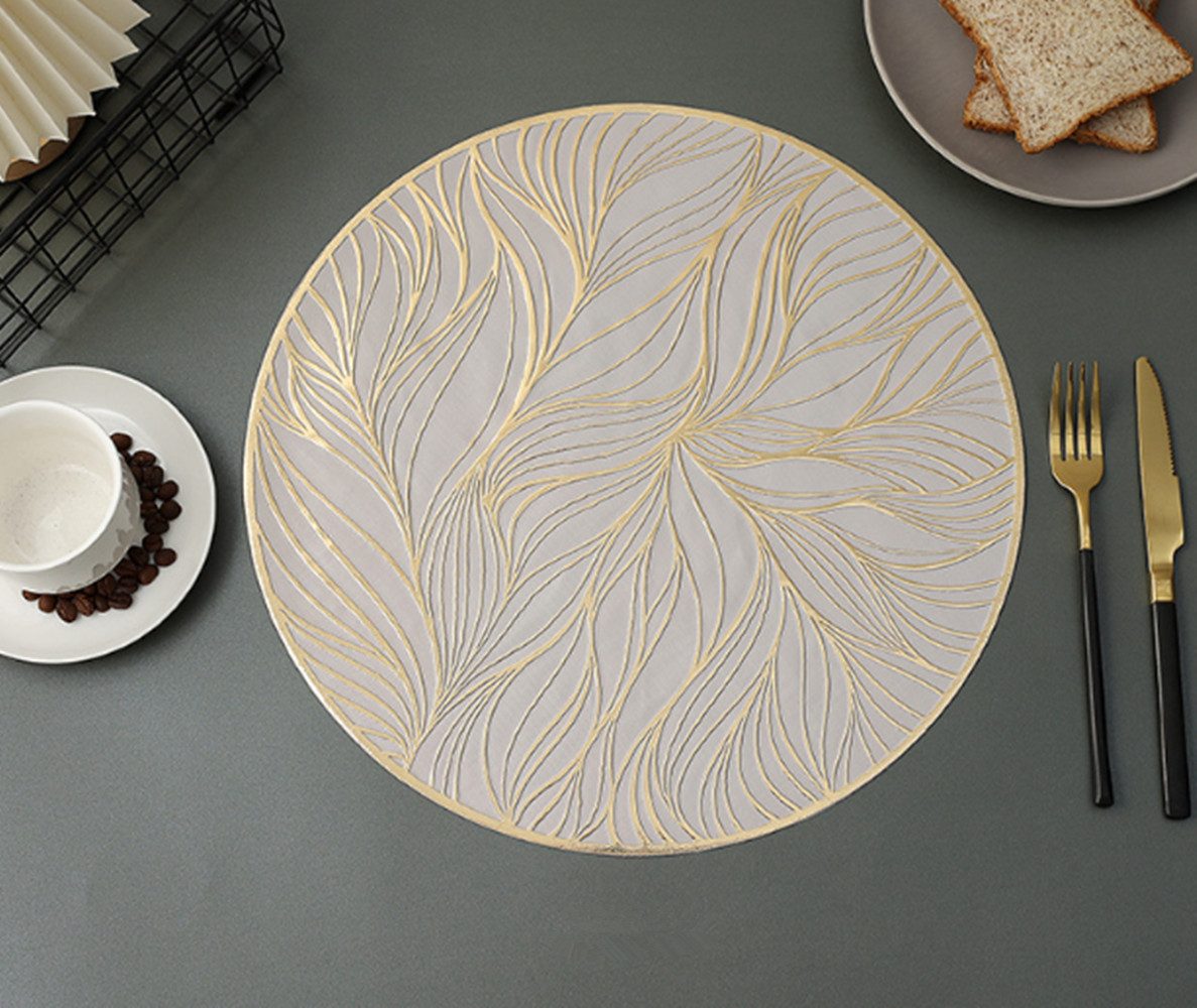 XDeer Tischdecke 4 stück Tischset, Platzset Rund/Rechteck,Tischsets Abwasch günstig online kaufen