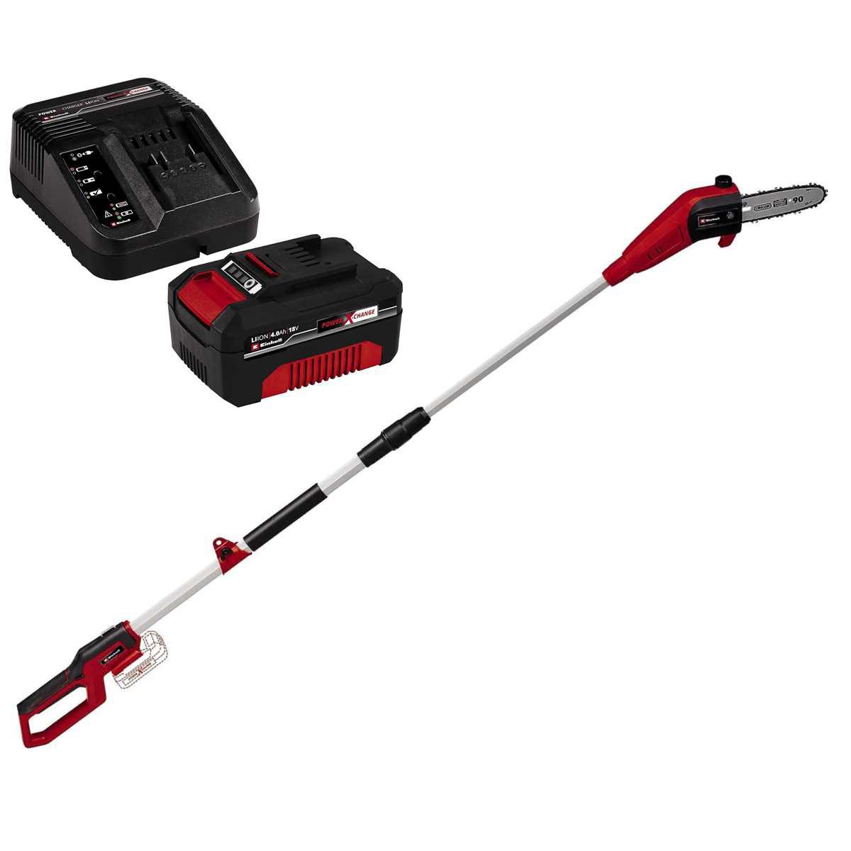 Einhell Akku-Hochentaster Секатор GC-LC 18/20 Li T 4.0 Ah Akku + Ladegerät Power X-Change