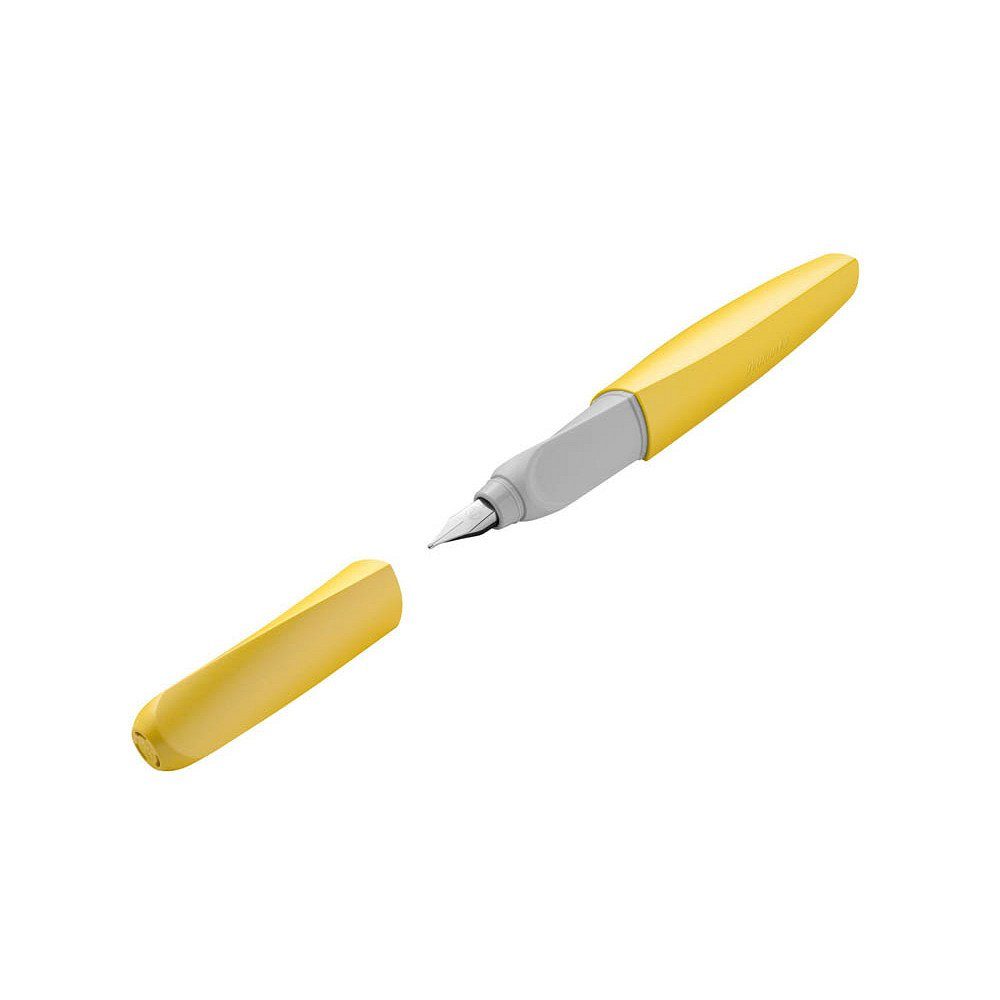 Füller Füller mit 1 Twist M-Feder Linkshänder gelb, (1-tlg) P457 Rechts-& Pelikan für