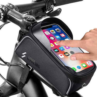 zggzerg Fahrradtasche Wasserdicht Fahrrad Handytasche für Smartphones unter 6,5 Zoll
