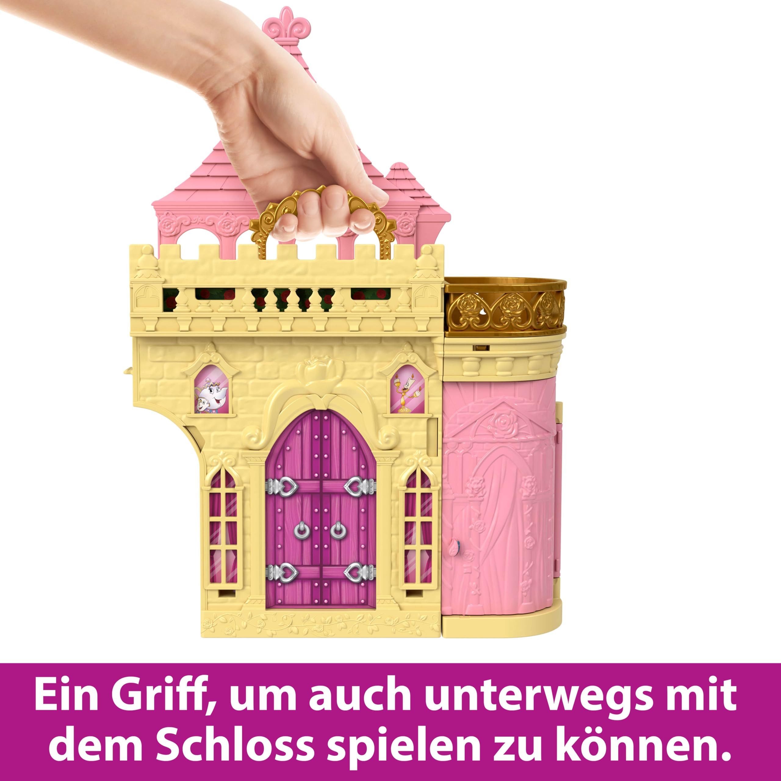 Mattel® Spielfigur Disney Prinzessin Storytime Stackers Belles Schlos, Spielset aus Disney Prinzessin