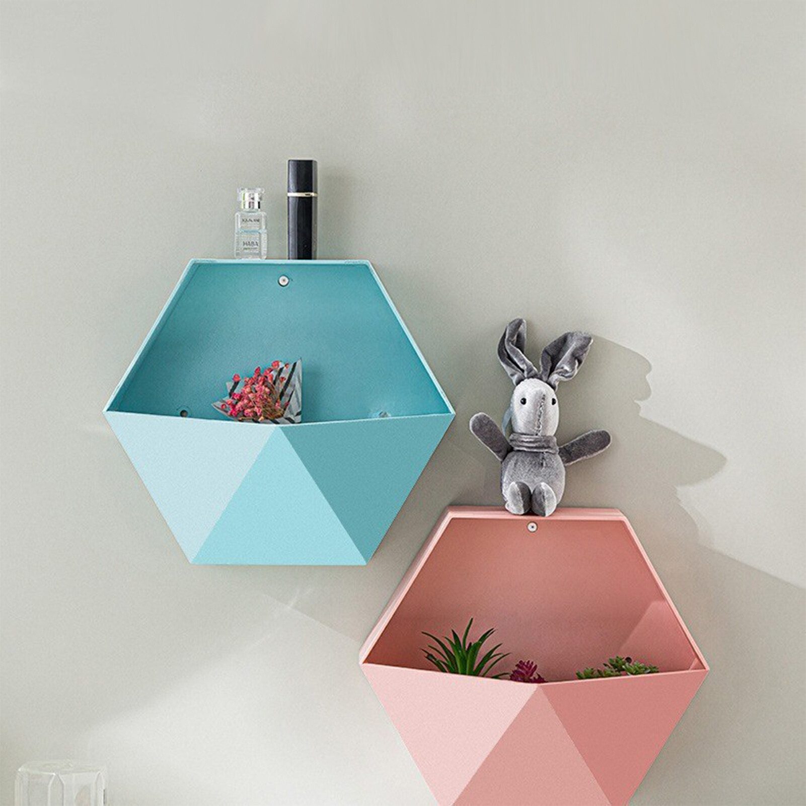 SEEZSSA Wandregal Multifunktionaler Blumentopf-Wandhalter im minimalistisch günstig online kaufen