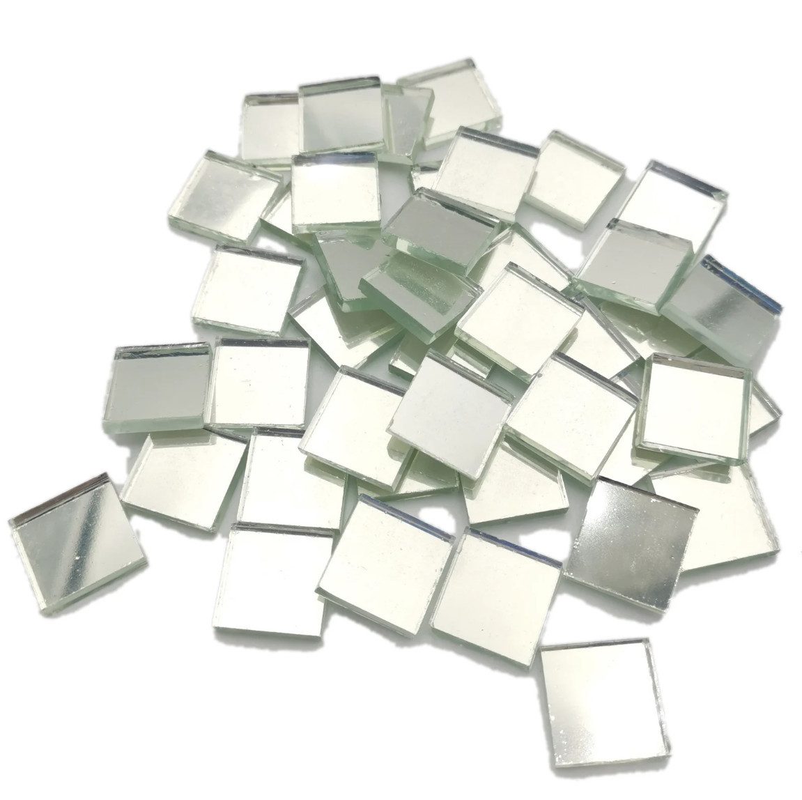 Armena Mosaikfliesen Goldmosaikfliesen/Silbermosaikfliesen Platinfliesen flach/wellenförmig, silber