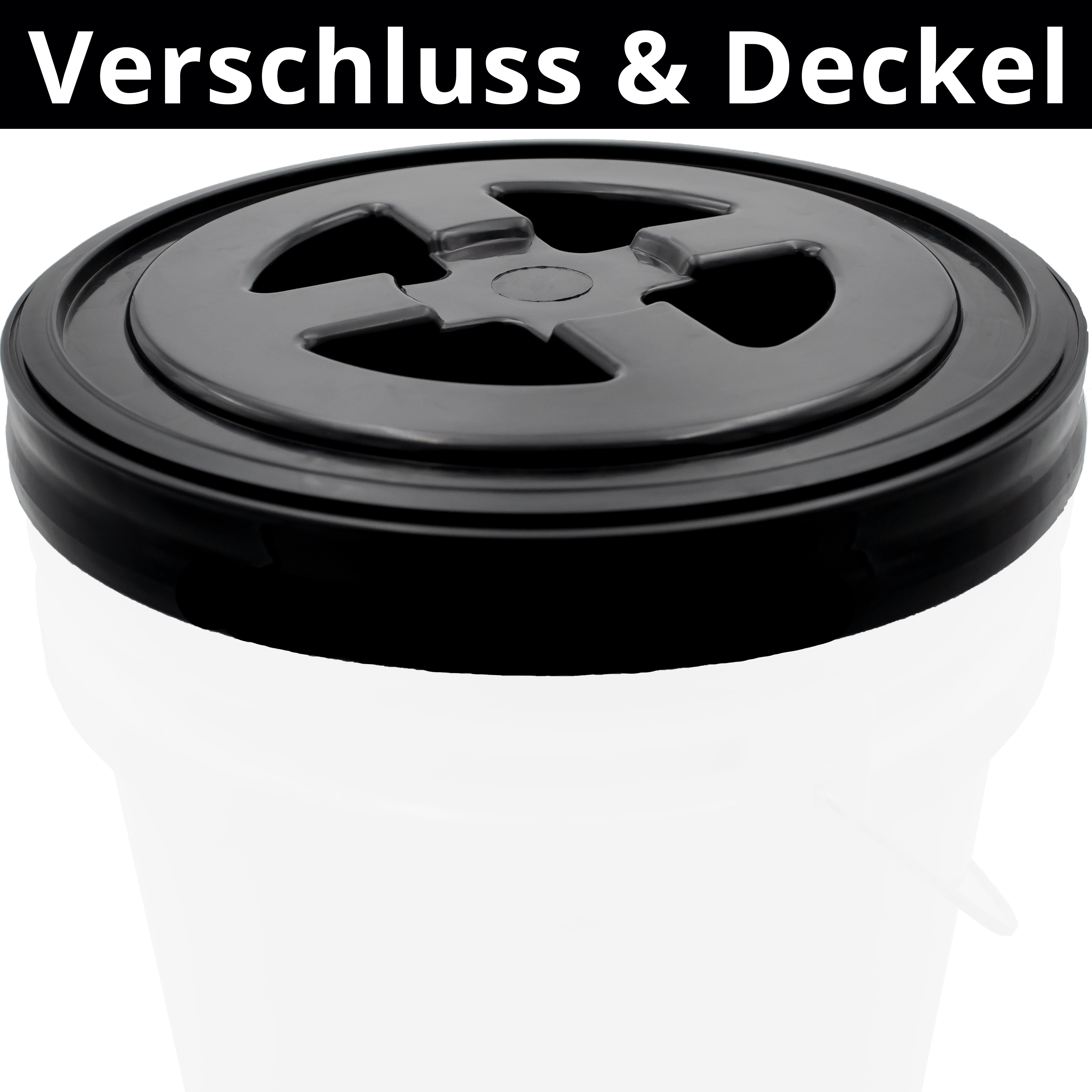 Stabil, & Aufbewahrung als Detailing perfekt für 1-tlg., Auto Hocker Passend Autowaschbürste alle Extra (Wasserdicht Cleaneed und Buckets), Wascheimer, Deckel, für gängigen Premium Eimerdeckel Eimer