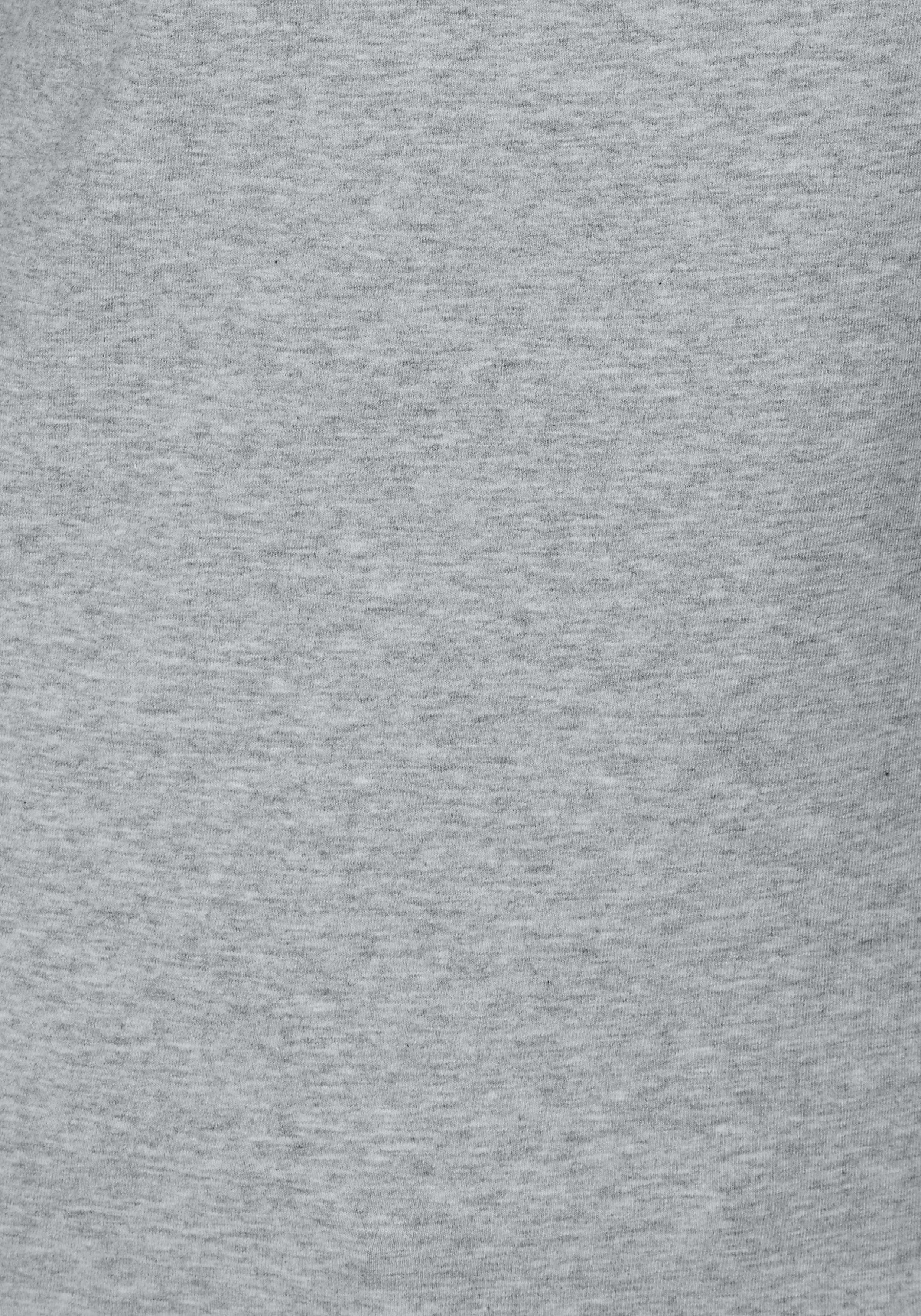 elastischer Langarmshirt Baumwoll-Qualität (2er-Pack) grau-meliert, Vivance aus schwarz