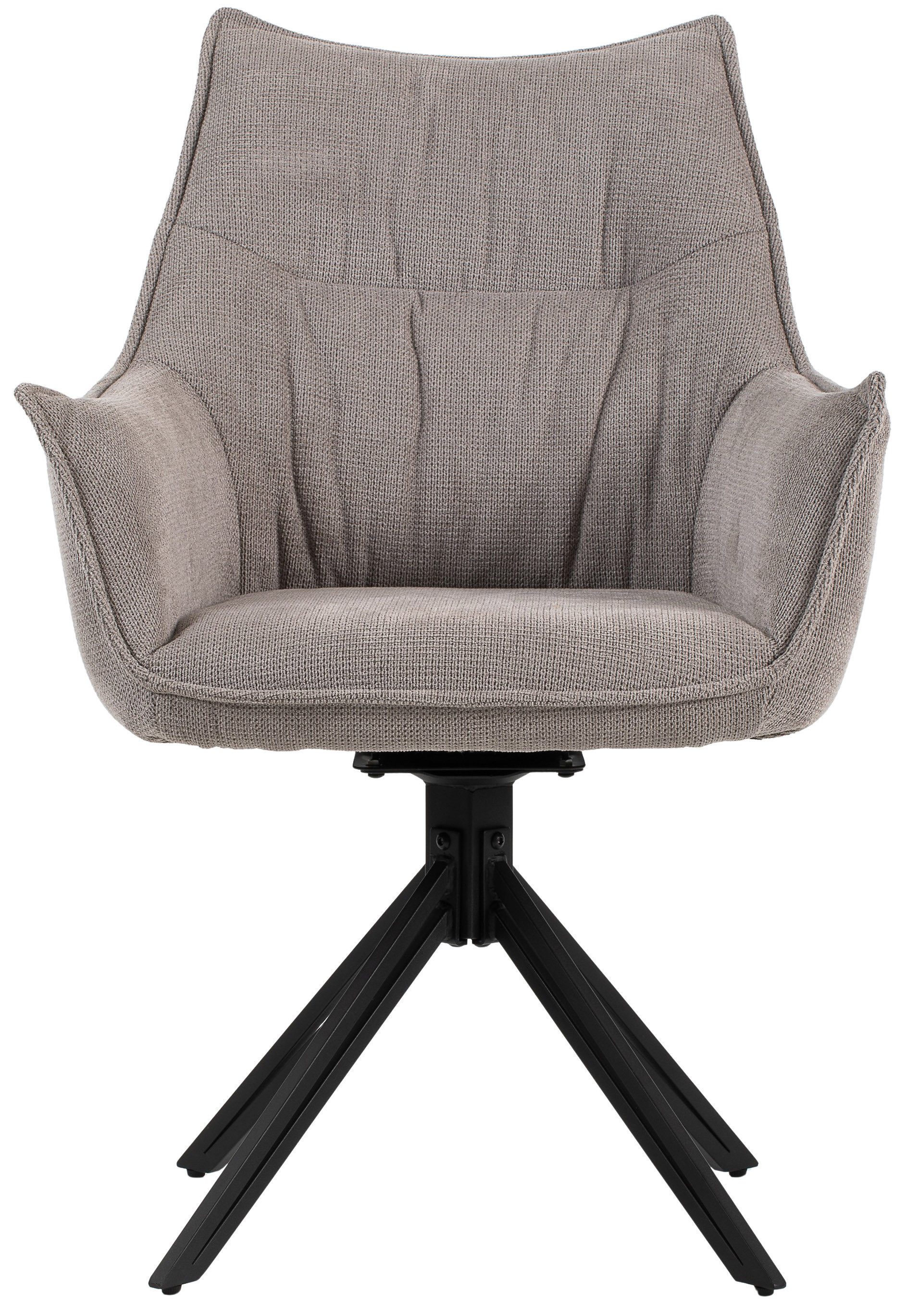 MR.DEKO Esszimmerstuhl Ginosa, drehbarer Stuhl mit Polsterung und Armlehnen günstig online kaufen