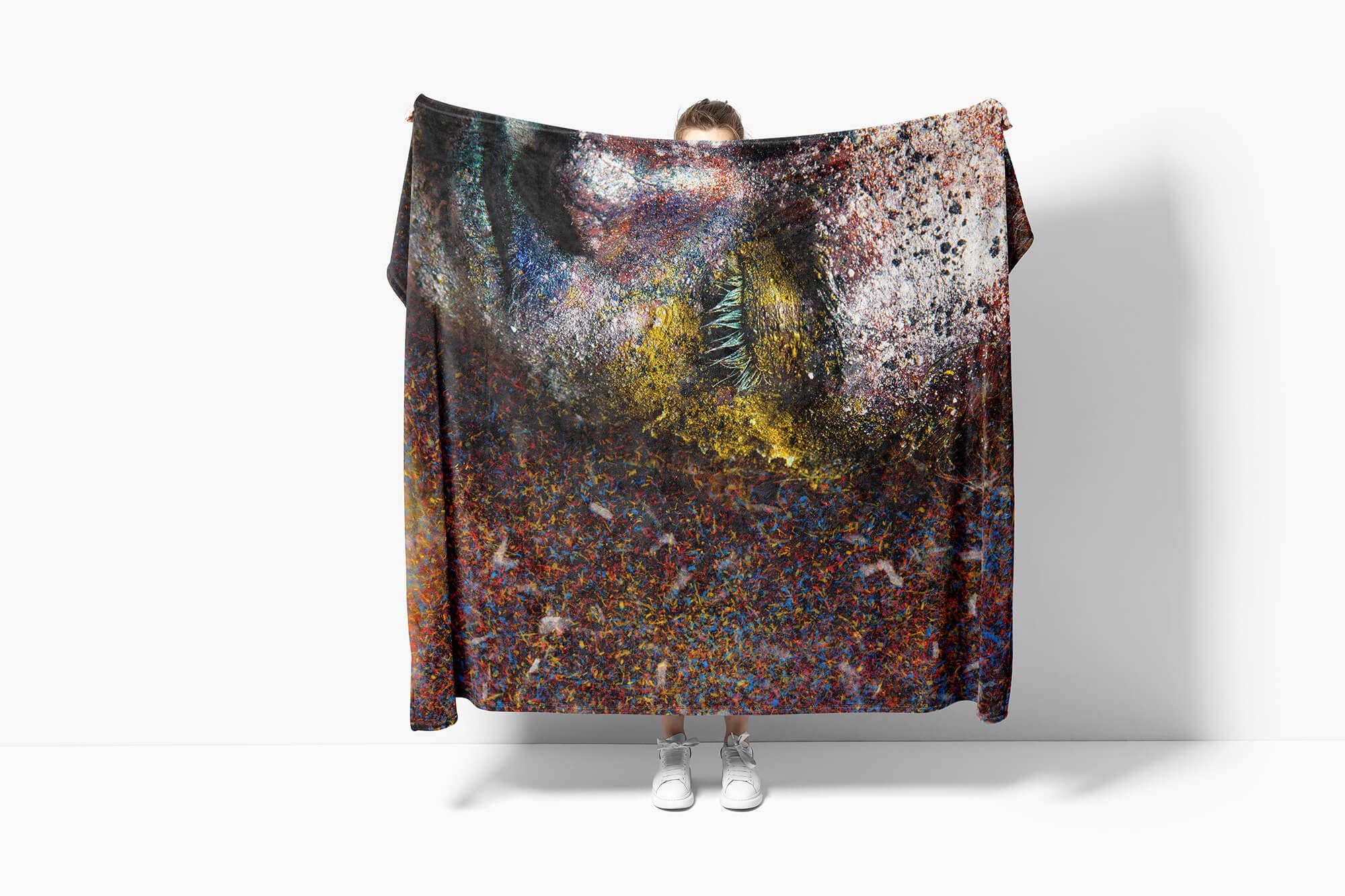Saunatuch Fotomotiv Baumwolle-Polyester-Mix Kun, Handtücher Frauen (1-St), Handtuch Strandhandtuch Handtuch Art Sinus Kuscheldecke mit Porträt