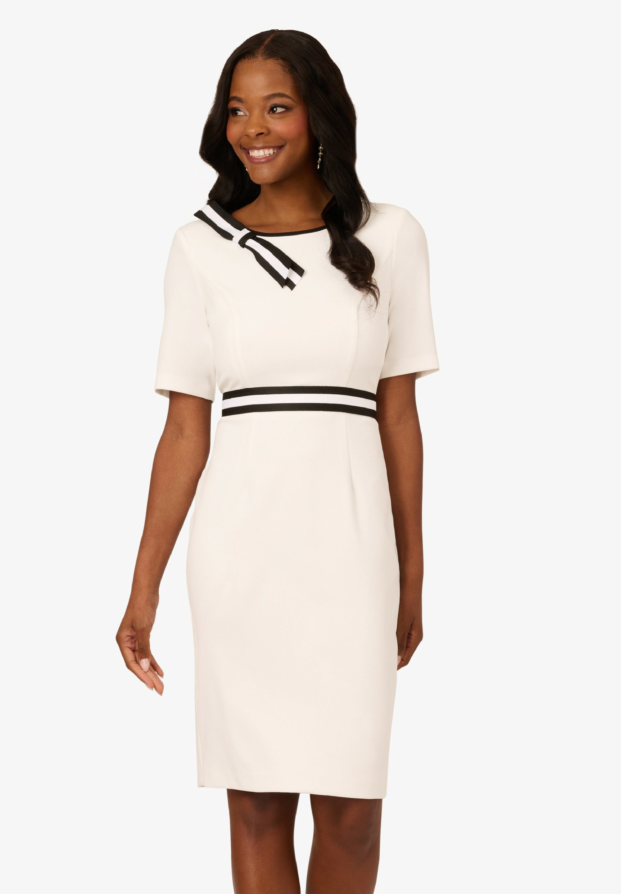 Etuikleid Crepe Ribbon Short Dress
