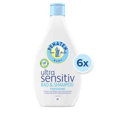 PENATEN Haarshampoo Ultra Sensitiv Bad & Shampoo 6er-Pack (6x 400ml)