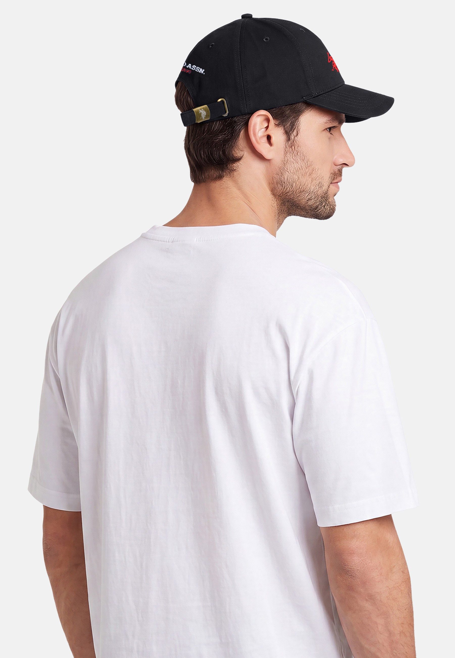 U.S. Polo Assn. Baseball Cap Baseball Cap USJaymee – Unisex Cap aus Baumwolle mit Logo-Stickerei 100 % Baumwolle, atmungsaktiv und mit kontrastfarbener Logo-Stickerei