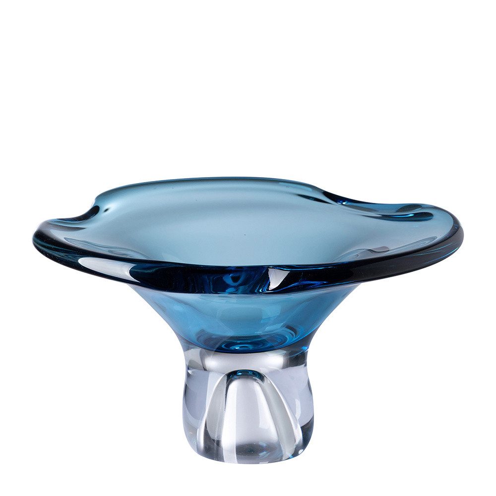 Fink Dekoschale Fink Schale VALA DH 29x17 cm blau