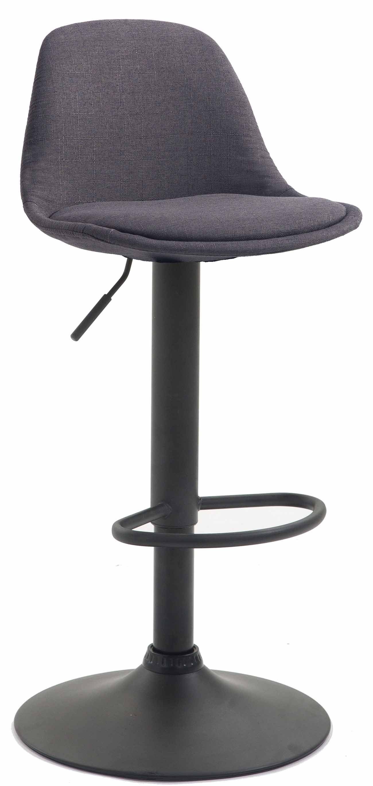 Barhocker Barhocker Kiel Stoff schwarz