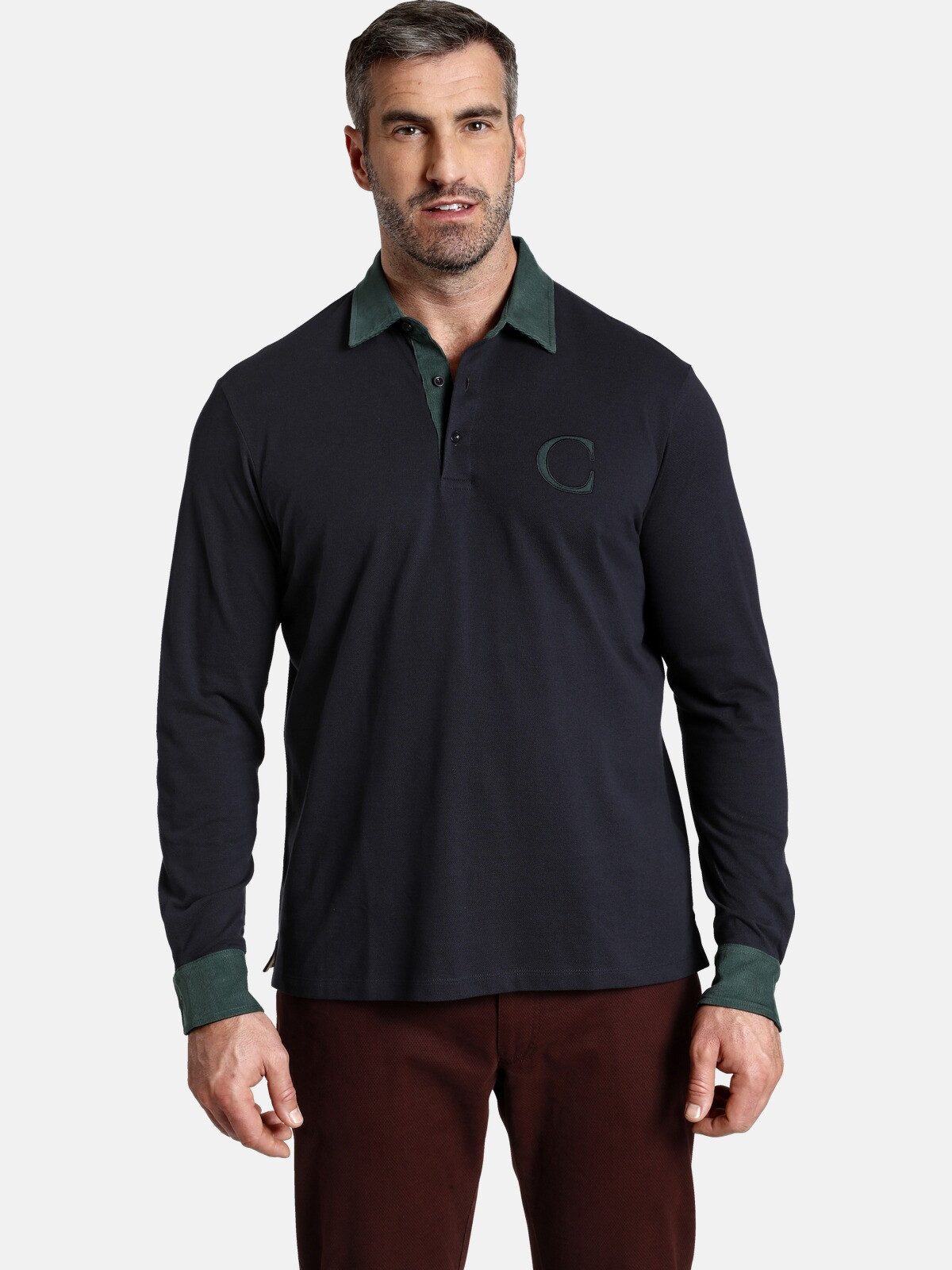 Charles Colby Langarm-Poloshirt DUKE BLAKE Highlights günstig online kaufen
