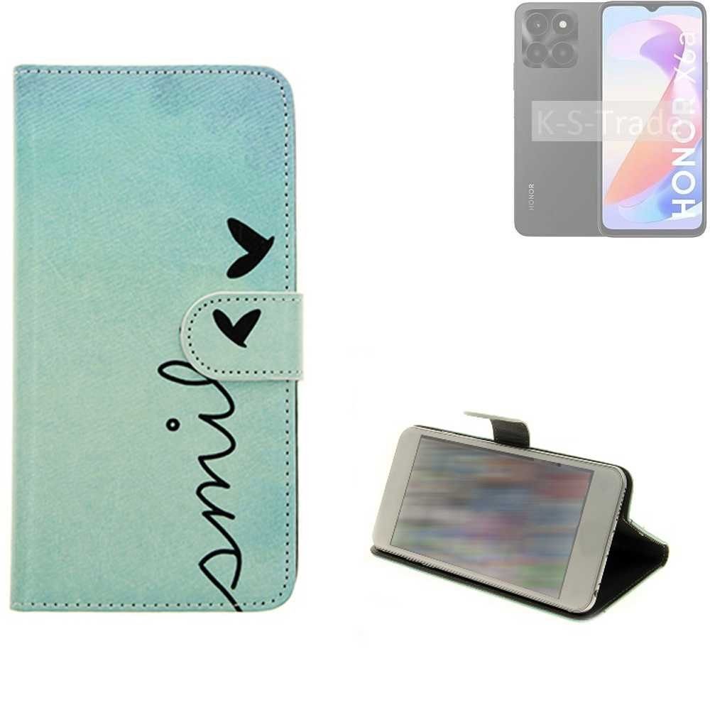 K-S-Trade Handyhülle für Honor X6a, Schutz Hülle Handy Hülle Hülle Handyhülle cover bookstyle Etui