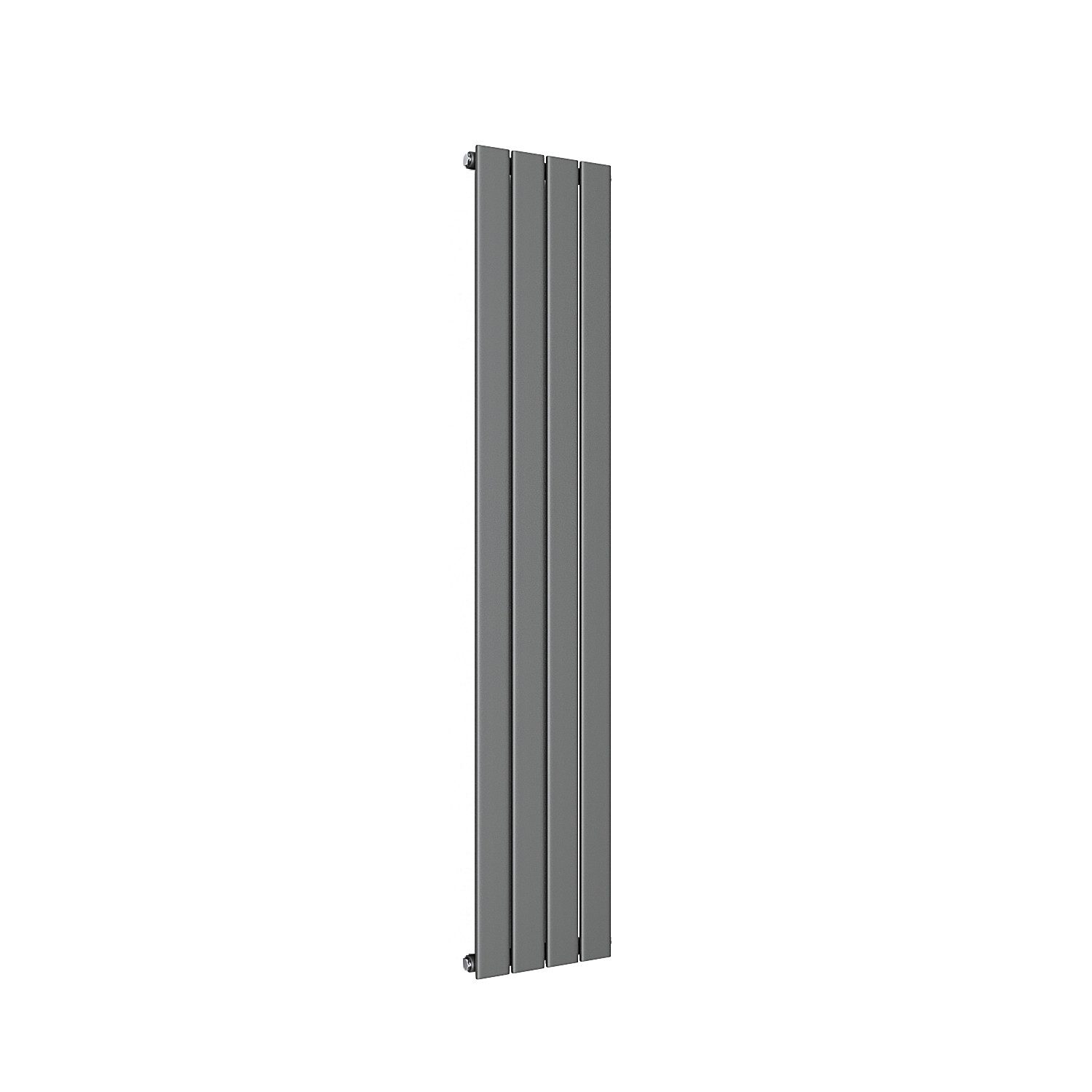 ELEGANT Heizkörper Design Flachheizkörper Anthrazit 1600/1800 x311mm mit Multiblock, Einlagig/Doppellagig, Vertikal Mittelanschluss, schmaler, höher
